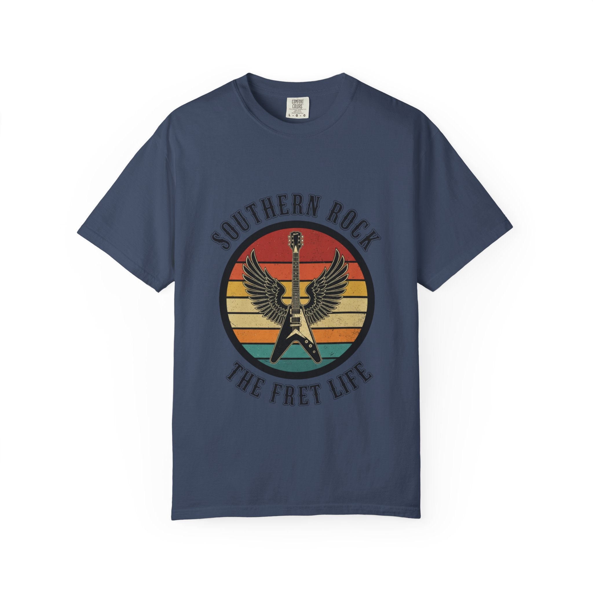 Southern Rock Winged V: Freebird Fret Life Tee