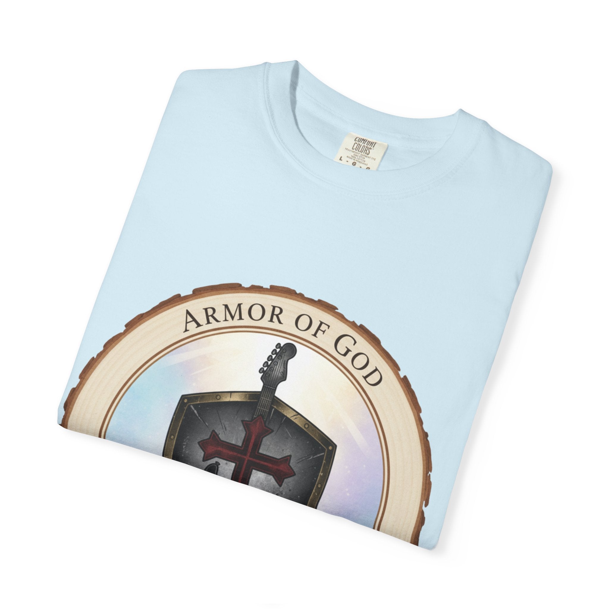 Armor of God T-Shirt | Ephesians 6 Christian Guitarist Tee