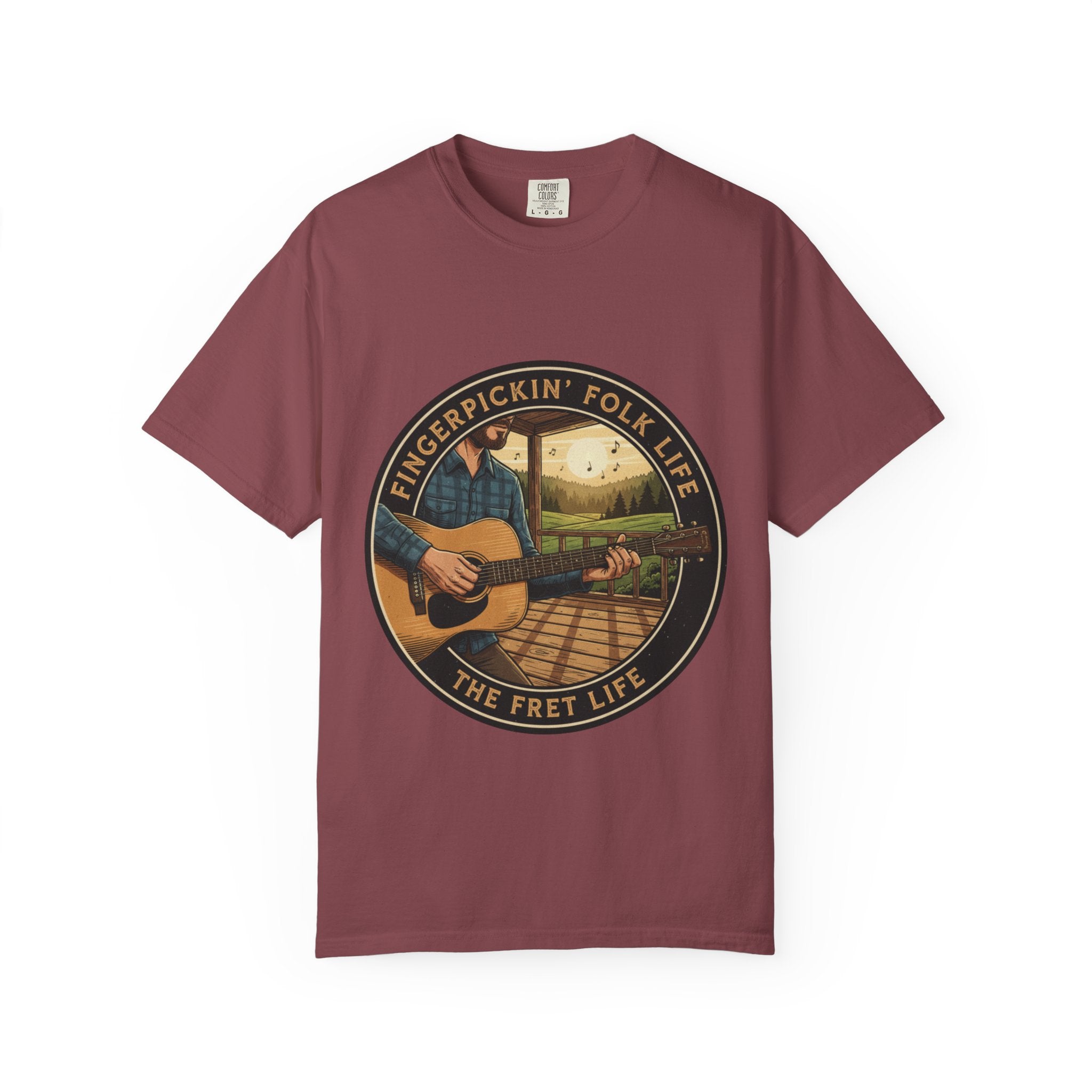 Fingerpickin' Folk Life: Porch & Sunset Acoustic Tee