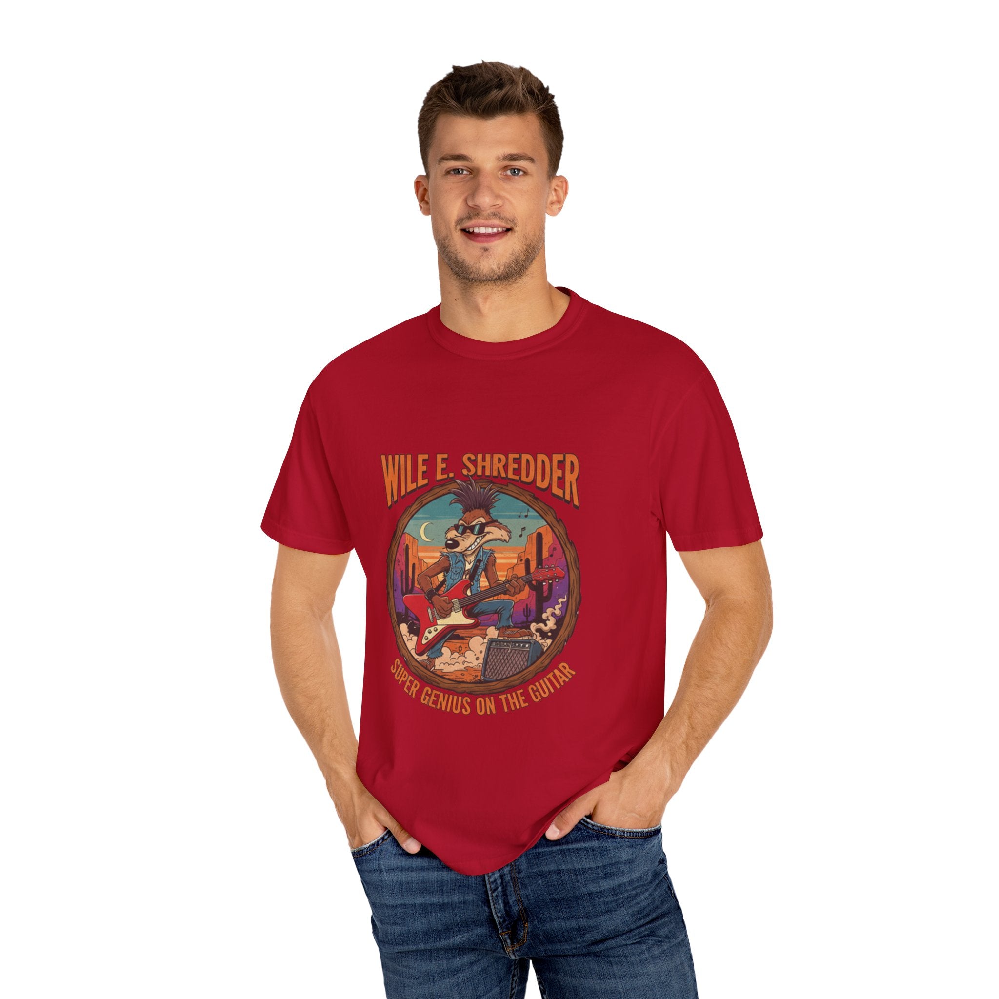 Wile E Shredder Desert Guitar - Graphic T-Shirt