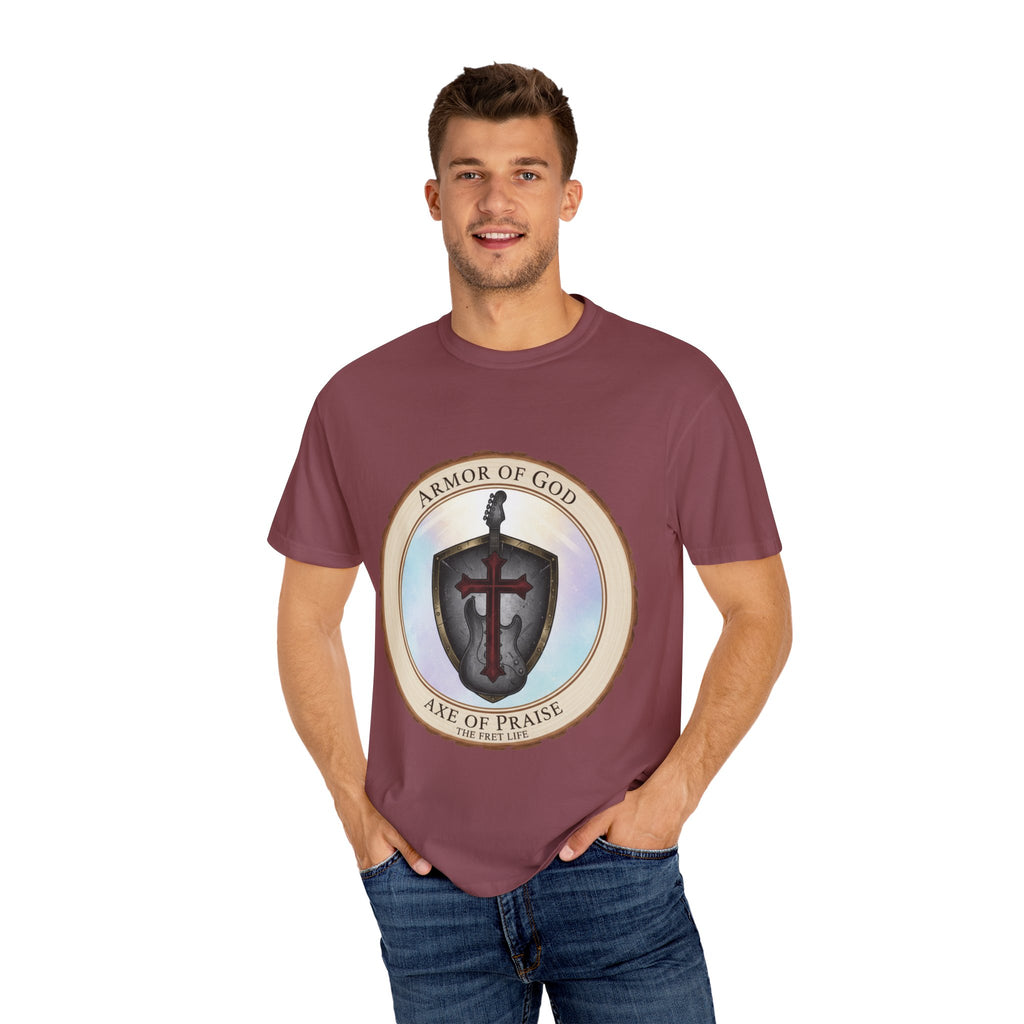 Armor of God T-Shirt | Ephesians 6 Christian Guitarist Tee