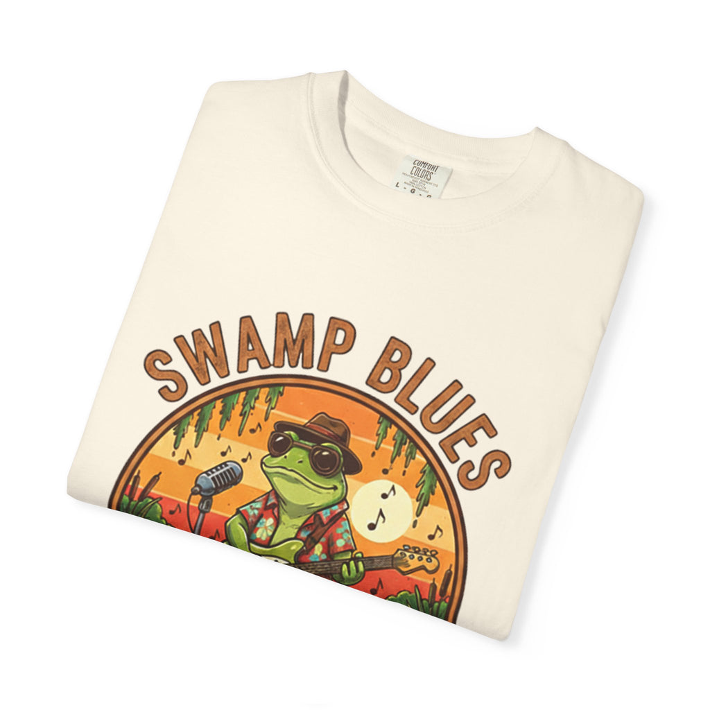 Swamp Blues: Ribbitin' Riffs Fret Life Tee