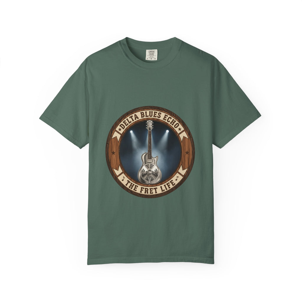 Delta Blues Echo Tee | Resonator Guitar Slide Player Shirt