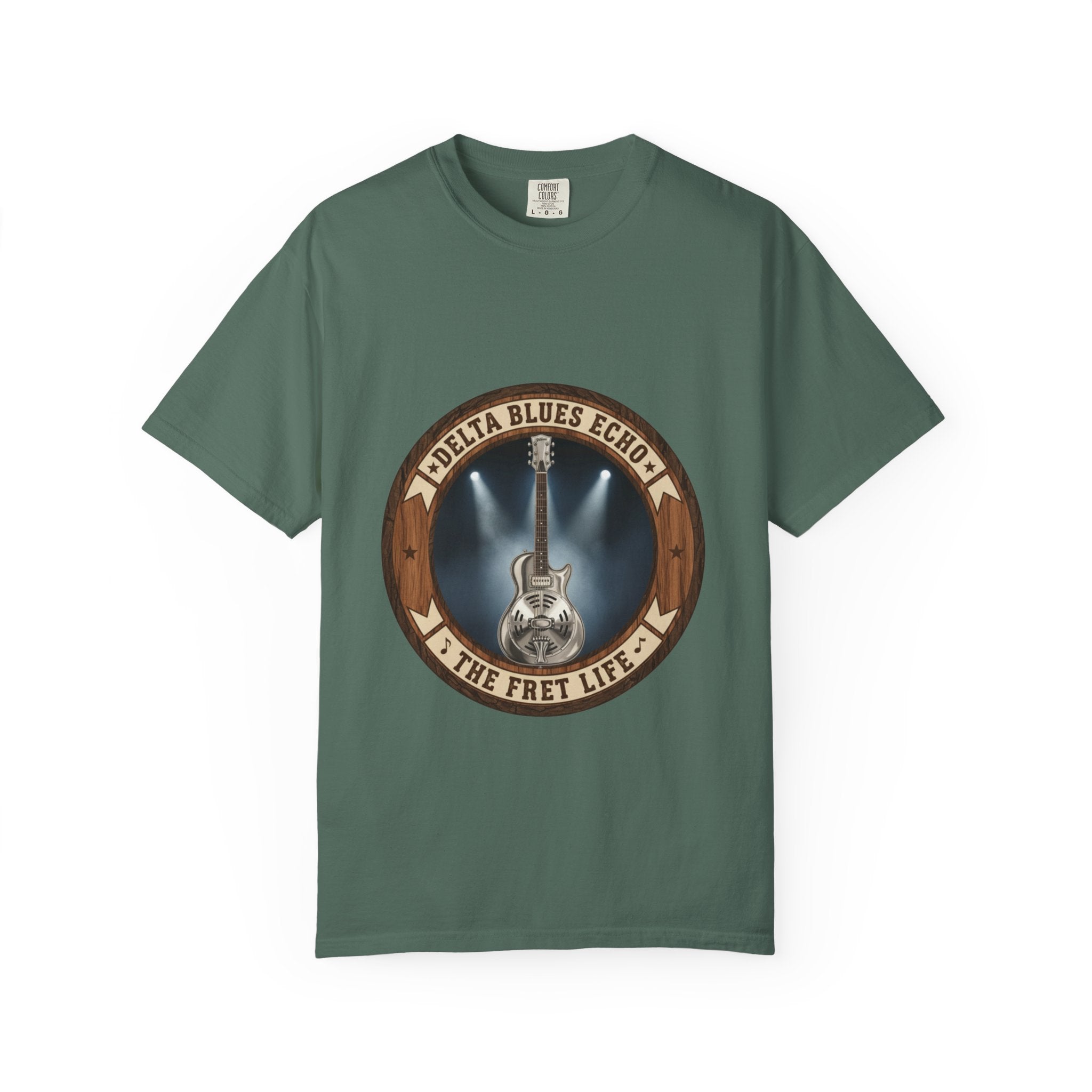 Delta Blues Echo Tee | Resonator Guitar Slide Player Shirt