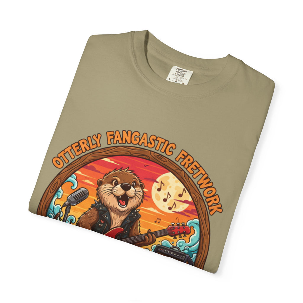 Otterly Fangastic Fretwork: The Fret Life Rocker Tee