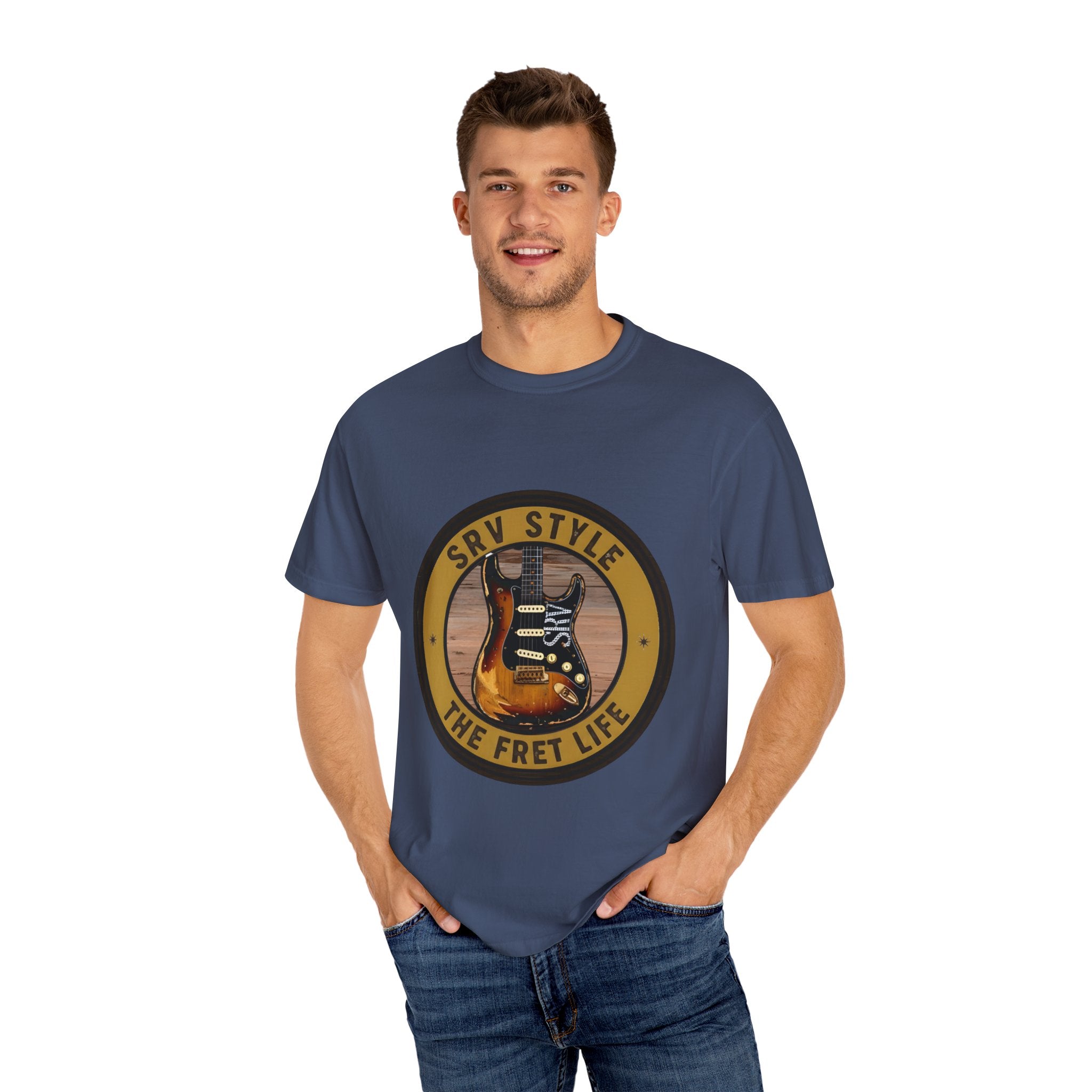 SRV Style Tee | Blues Guitar Fan T-Shirt