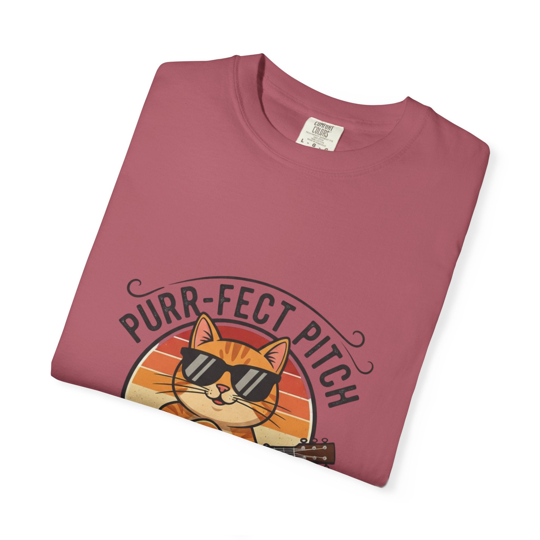 Purr-Fect Pitch: The Cool Cat Fret Life Tee