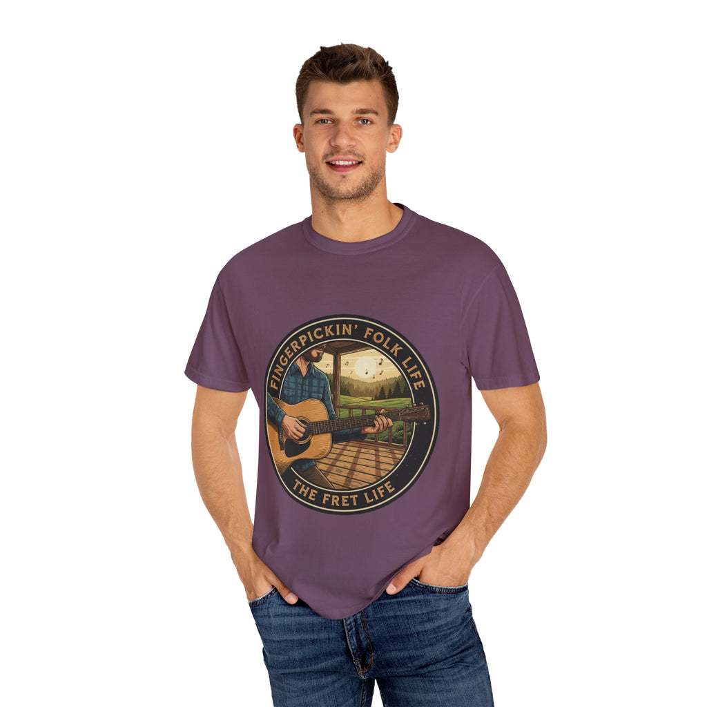 Fingerpickin' Folk Life: Porch & Sunset Acoustic Tee