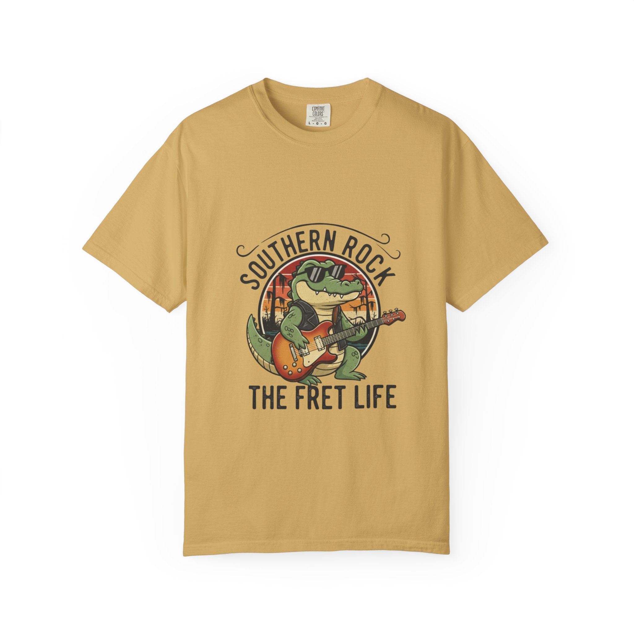 Southern Rock Gator: The Fret Life Swamp Jam Tee