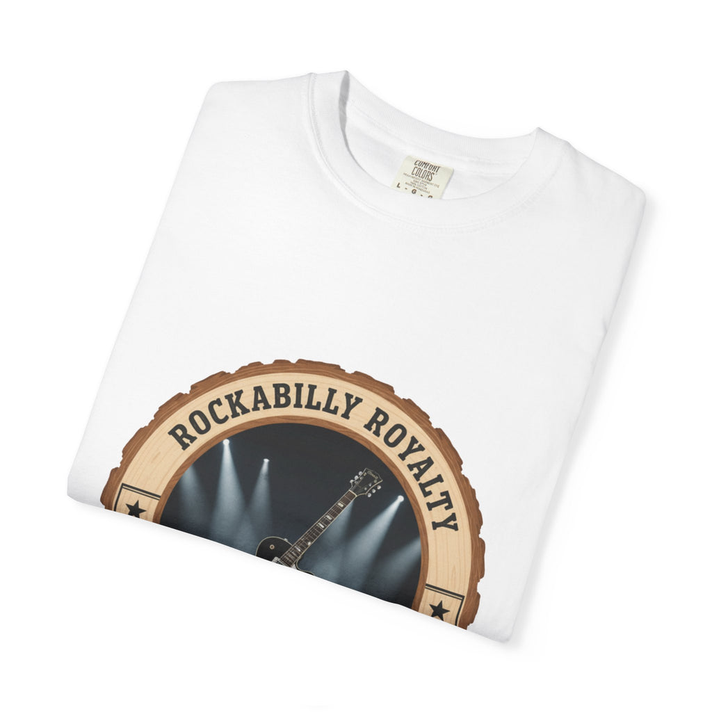 Rockabilly Royalty Tee | Gretsch Duo Jet Falcon Electric Guitar Shirt