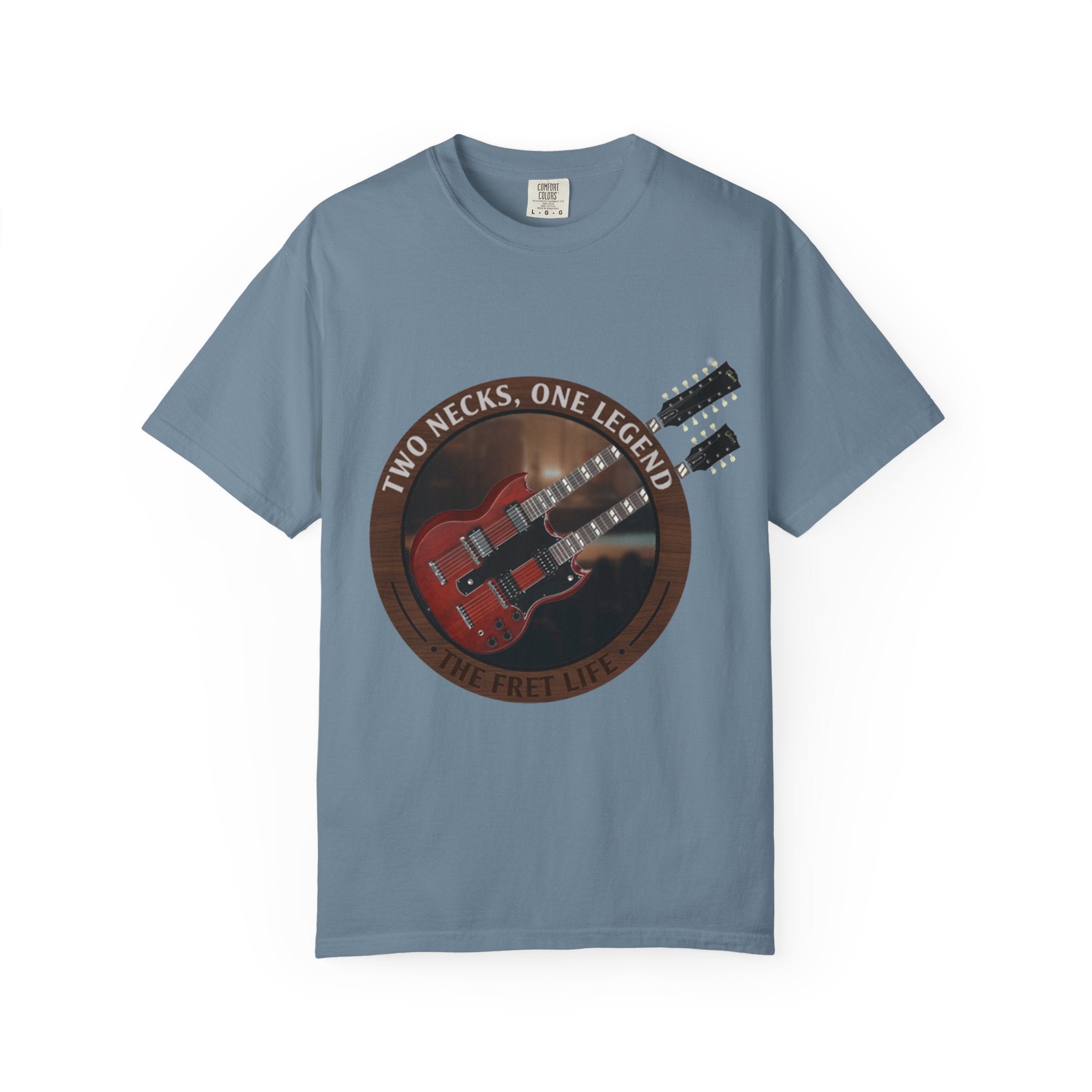 Double Neck T-Shirt | LZ Guitar Legend Tee
