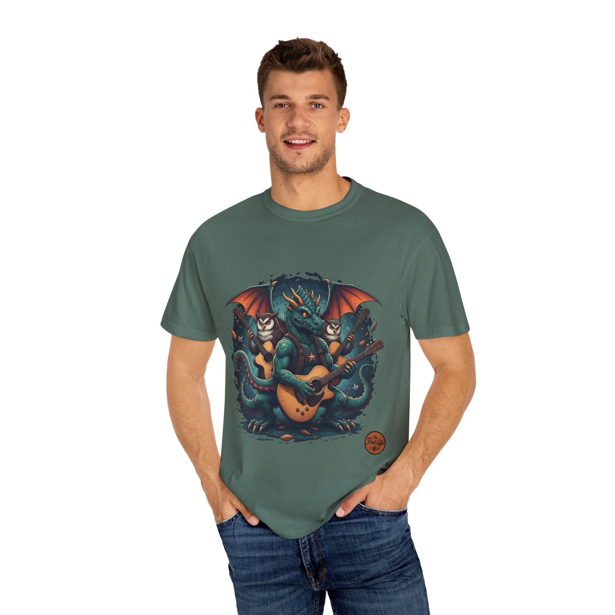 Dragon's Chord: Epic Guitar Tee