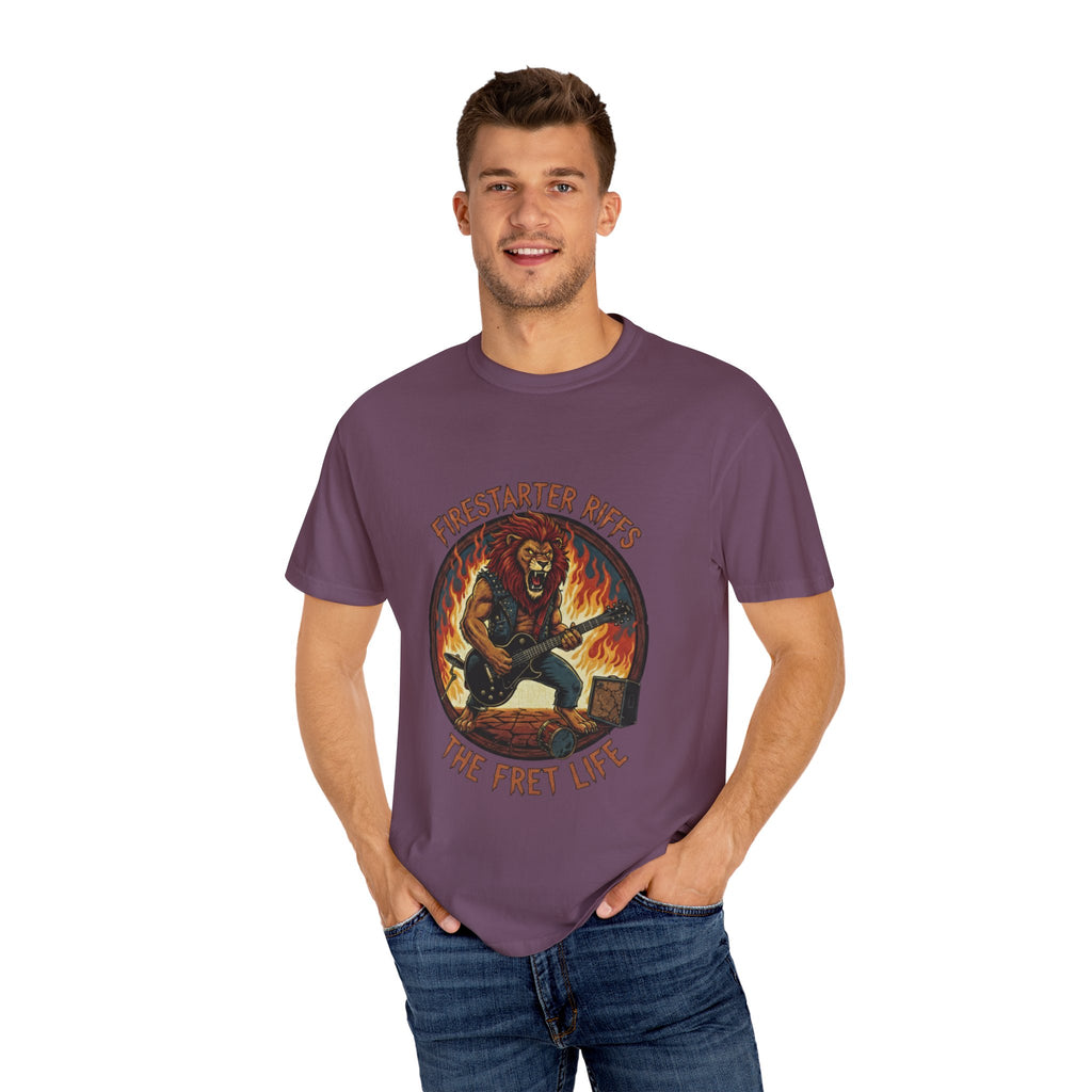 Firestarter Riffs: The Lion Rocker T-Shirt