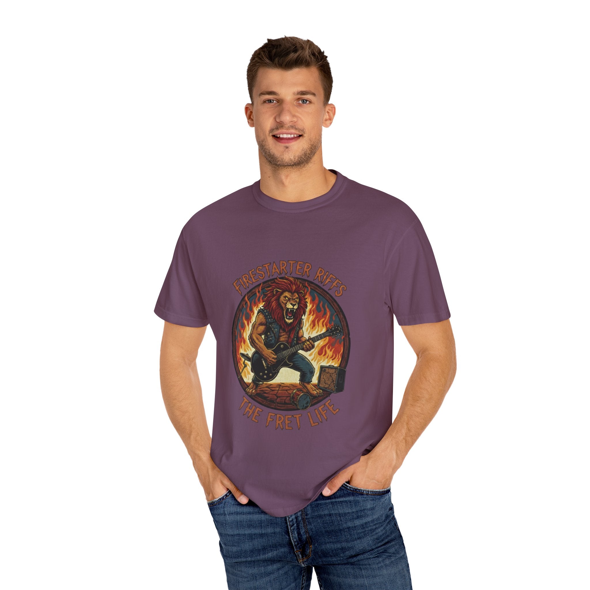 Firestarter Riffs: The Lion Rocker T-Shirt