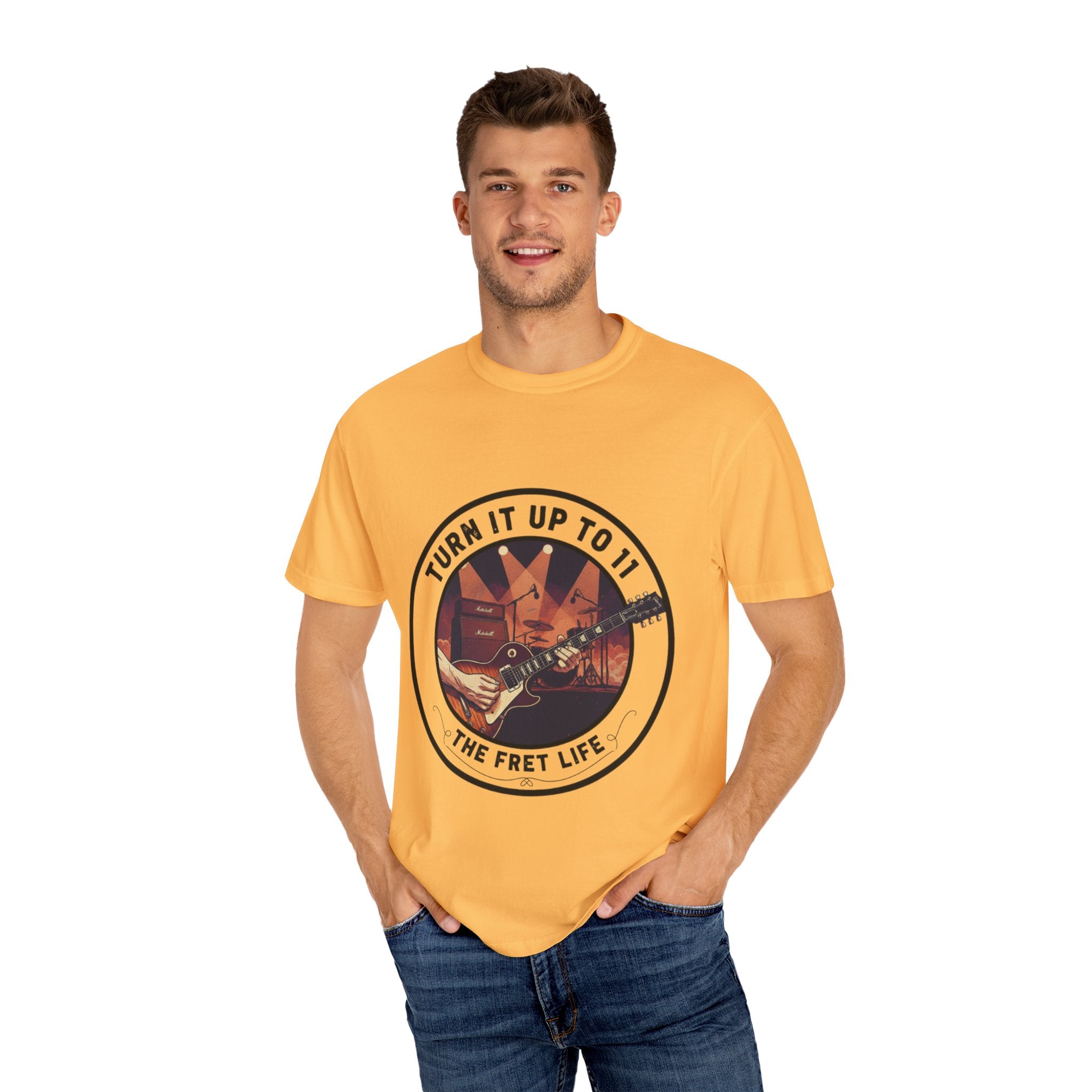 Turn it Up to 11 Unisex Guitar T-Shirt - Music Lover Gift Idea