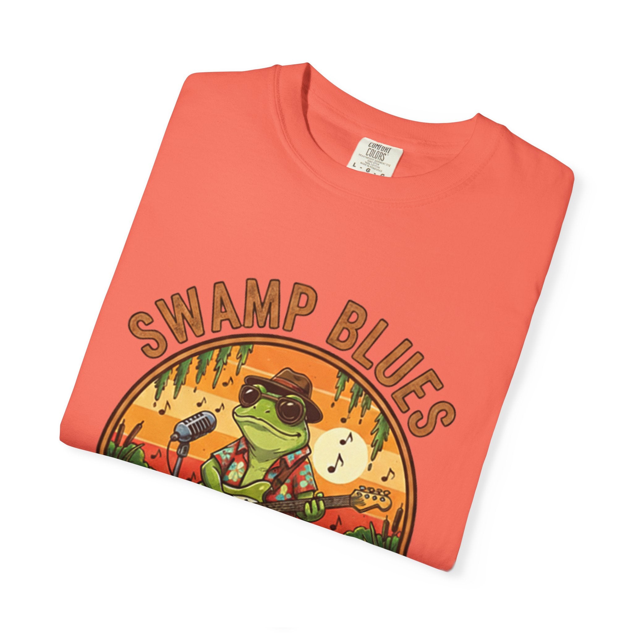 Swamp Blues: Ribbitin' Riffs Fret Life Tee