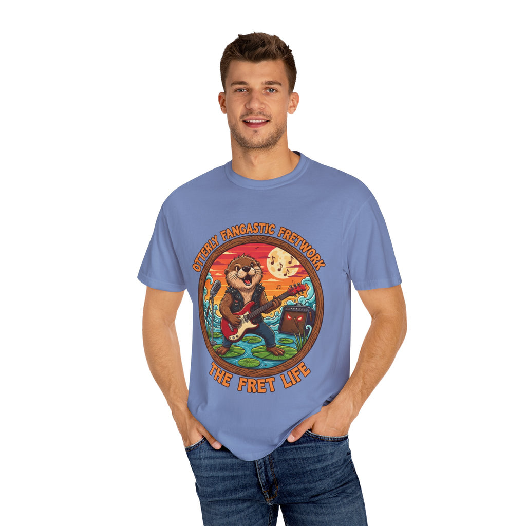 Otterly Fangastic Fretwork: The Fret Life Rocker Tee