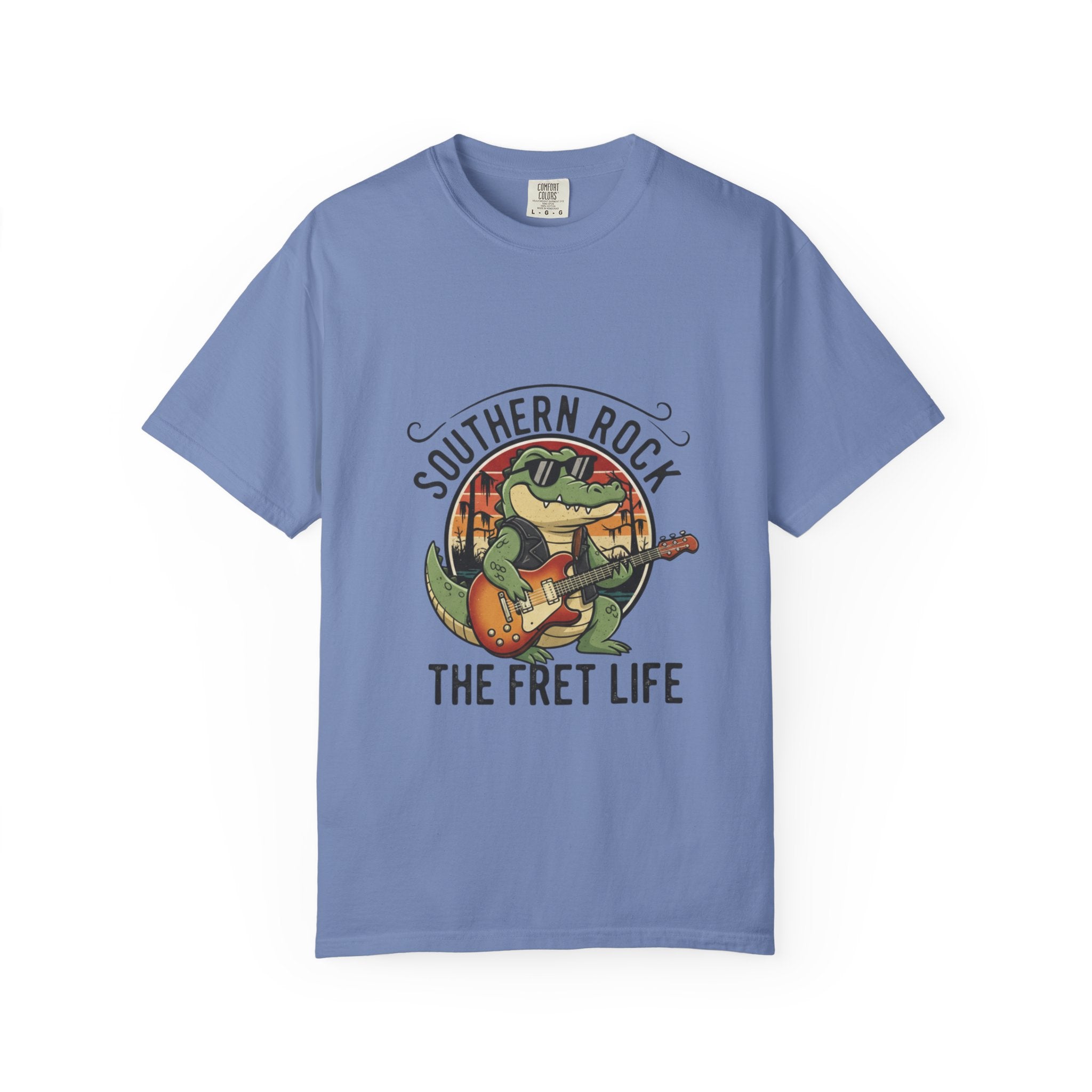 Southern Rock Gator: The Fret Life Swamp Jam Tee