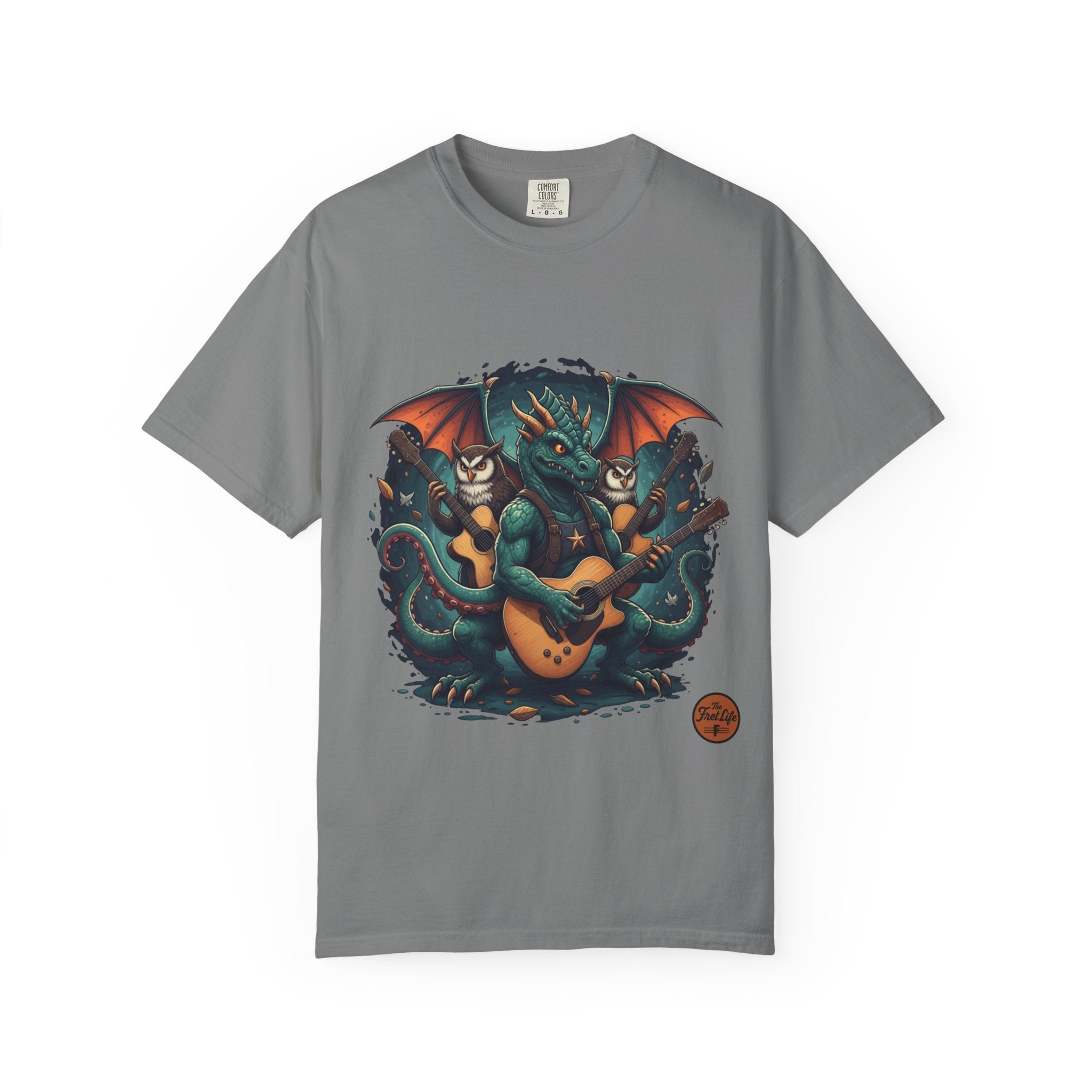 Dragon's Chord: Epic Guitar Tee