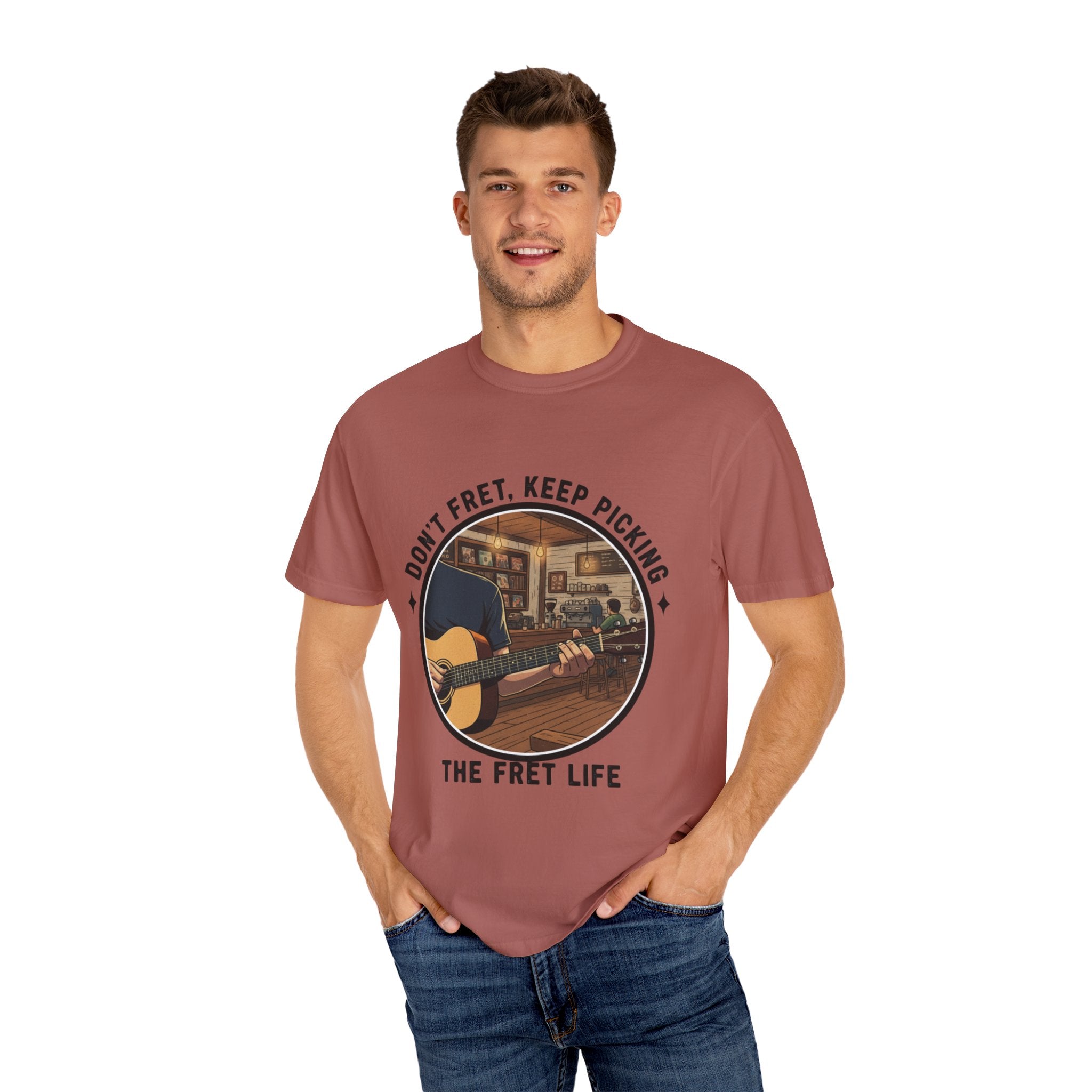 Don't Fret, Keep Picking: Guitar T-Shirt