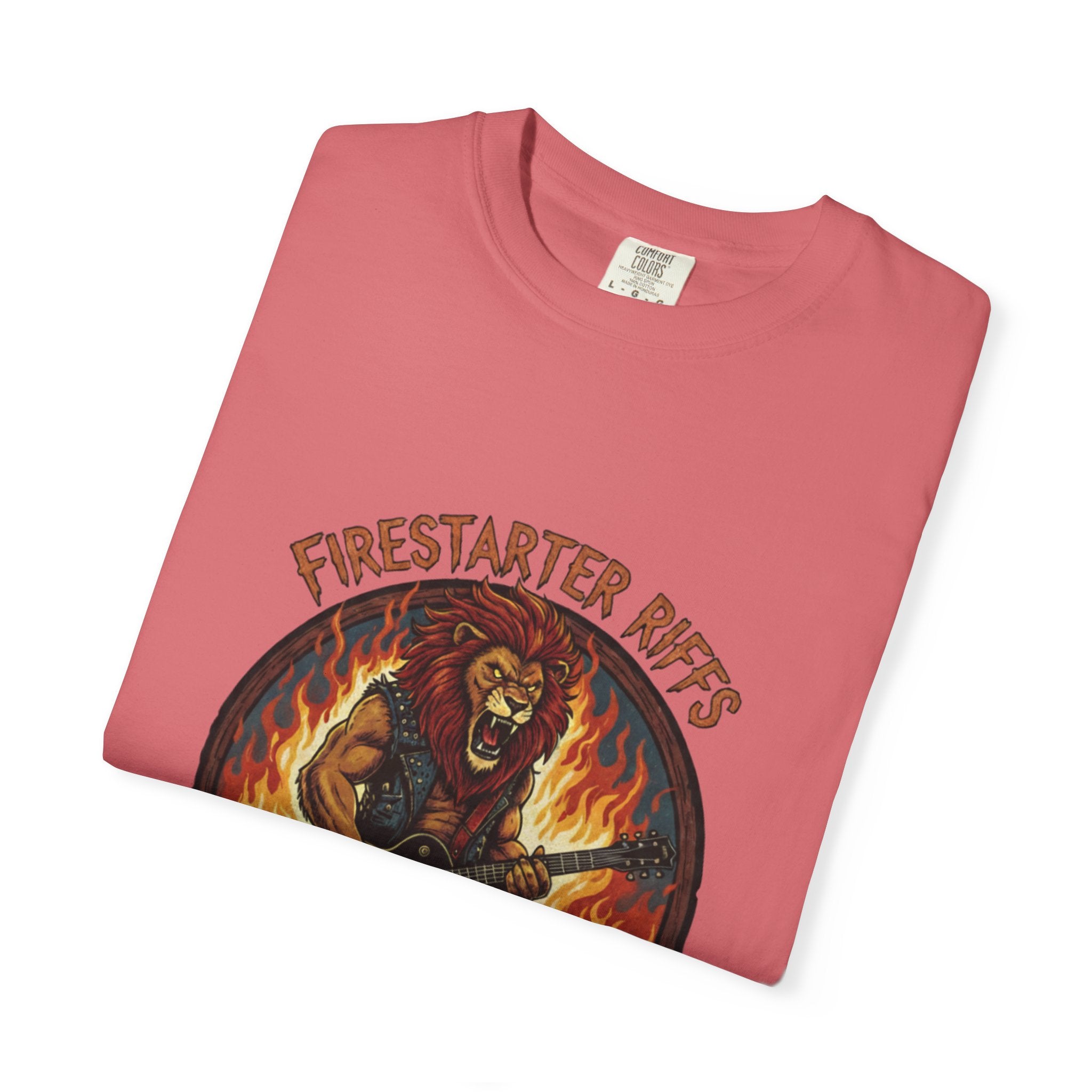 Firestarter Riffs: The Lion Rocker T-Shirt