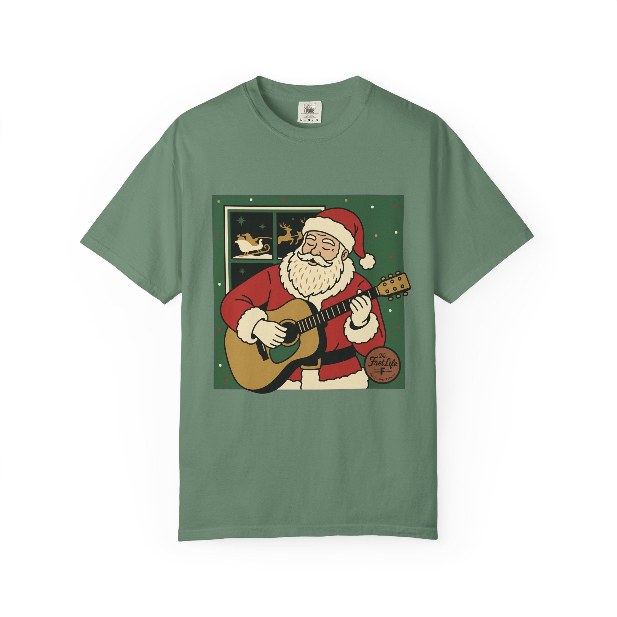 Santa Guitar T-Shirt