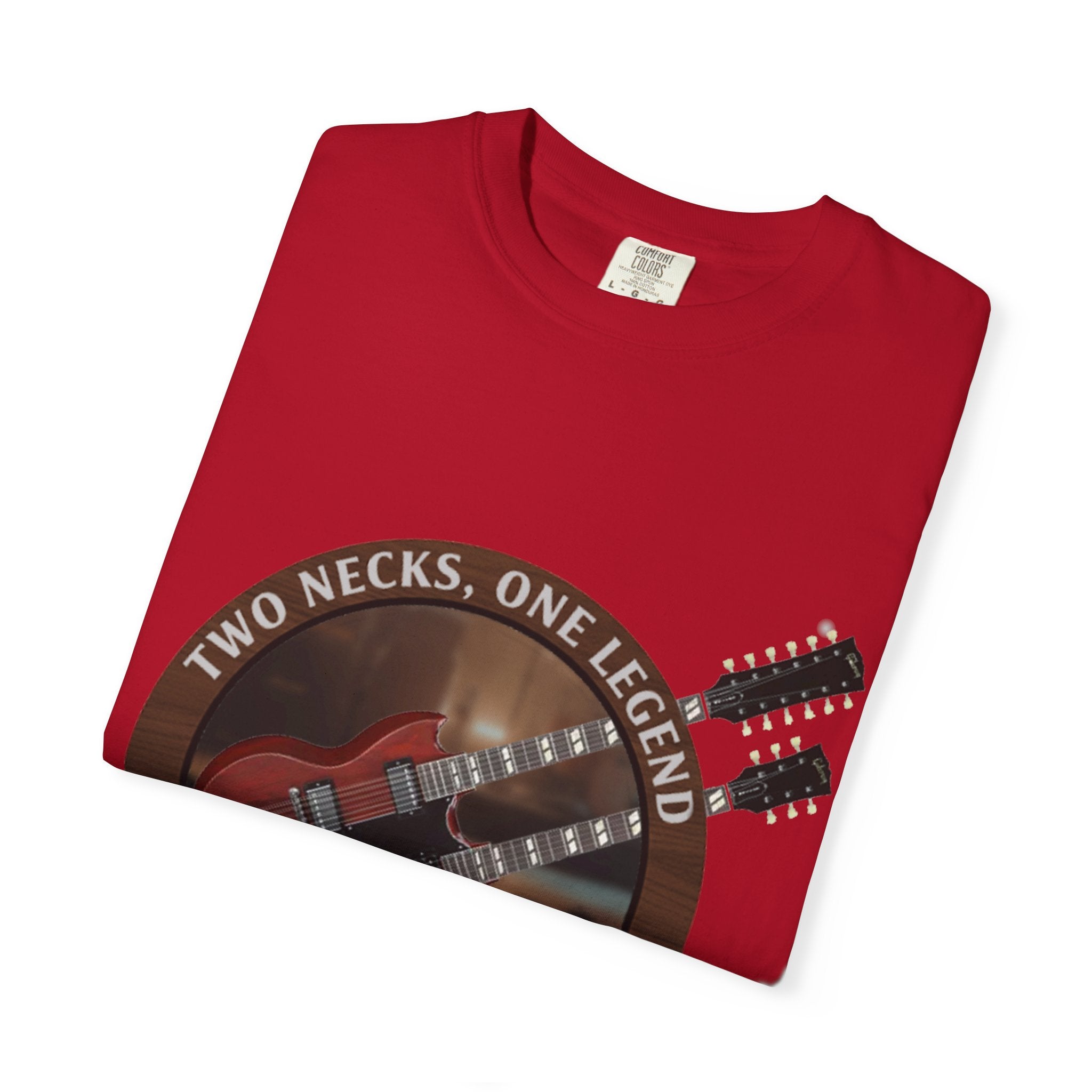 Double Neck T-Shirt | LZ Guitar Legend Tee