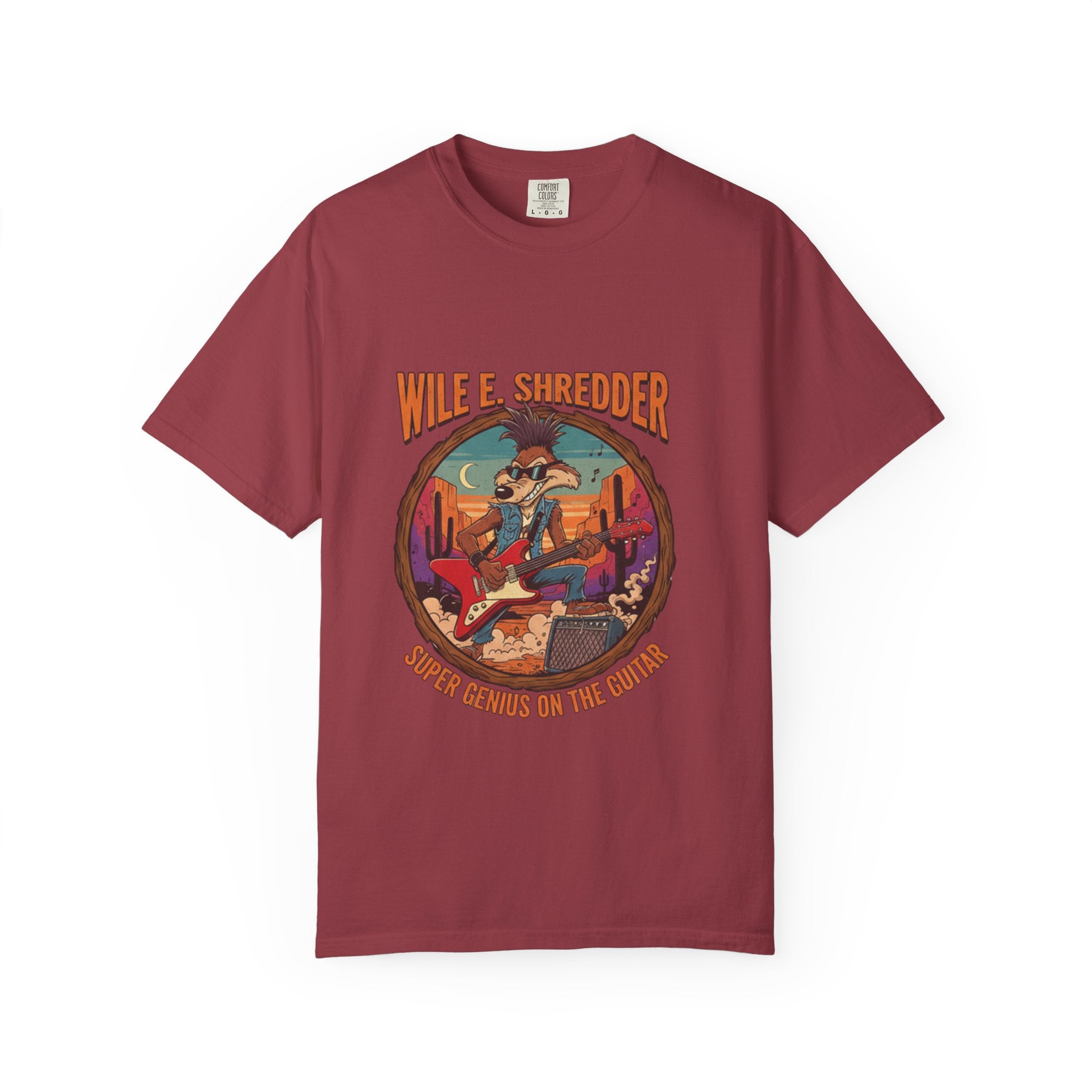 Wile E Shredder Desert Guitar - Graphic T-Shirt