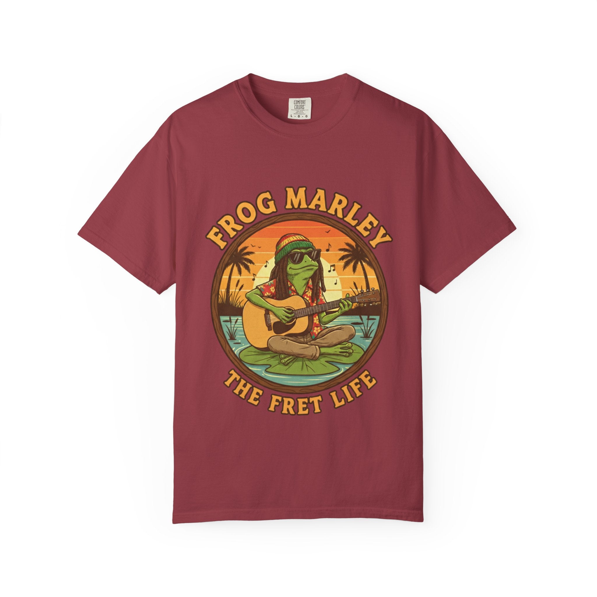 Frog Marley: Reggae Ribbit Rhythms Fret Life Tee