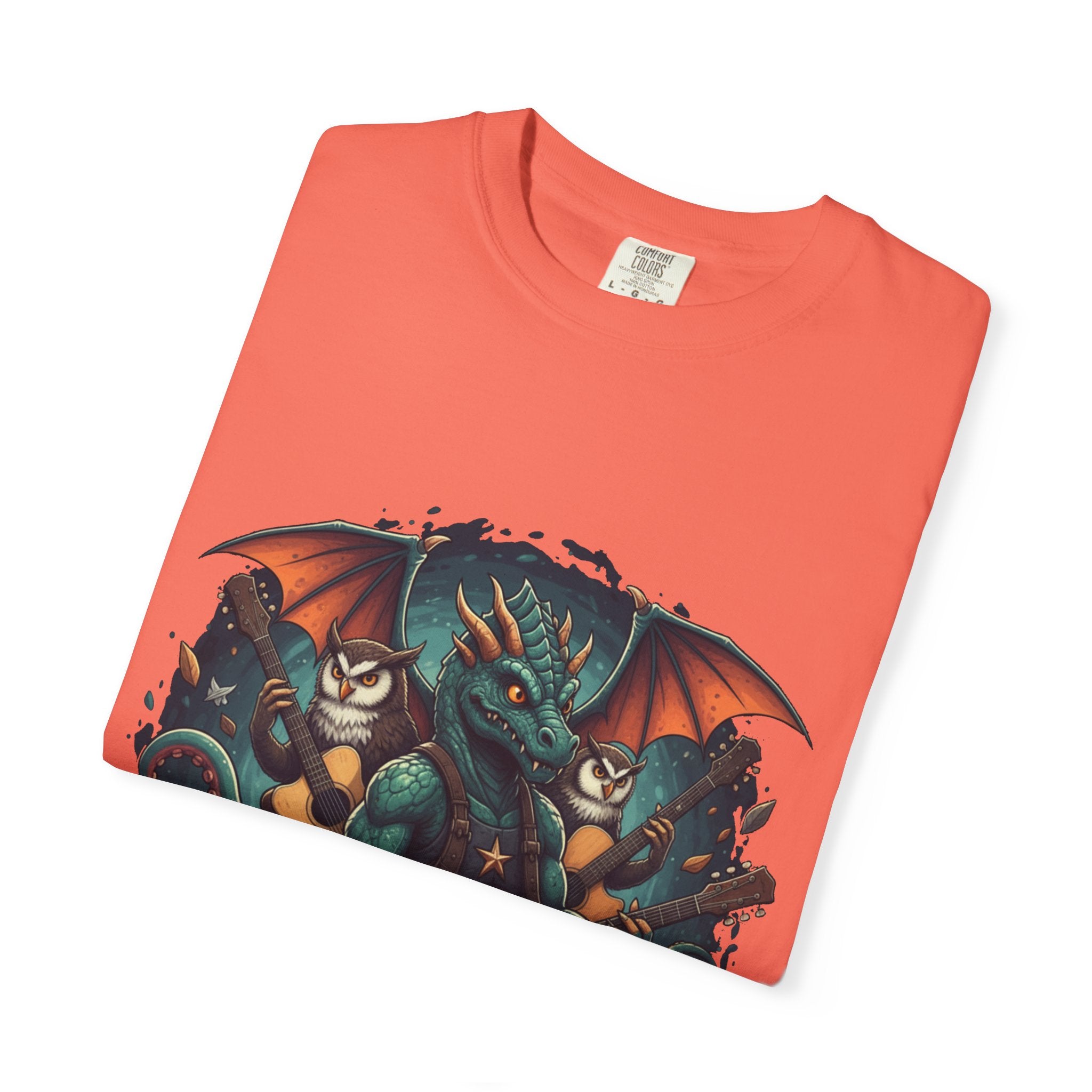 Dragon's Chord: Epic Guitar Tee