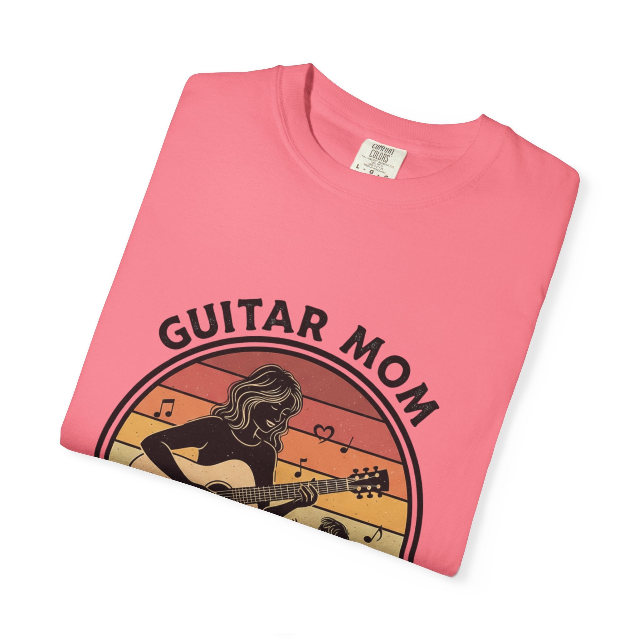 Guitar Mom: The Fret Life Acoustic Silhouette Tee