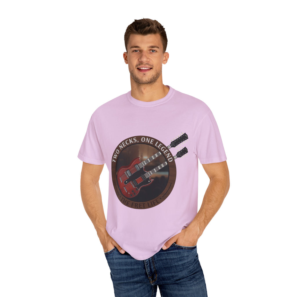 Double Neck T-Shirt | LZ Guitar Legend Tee