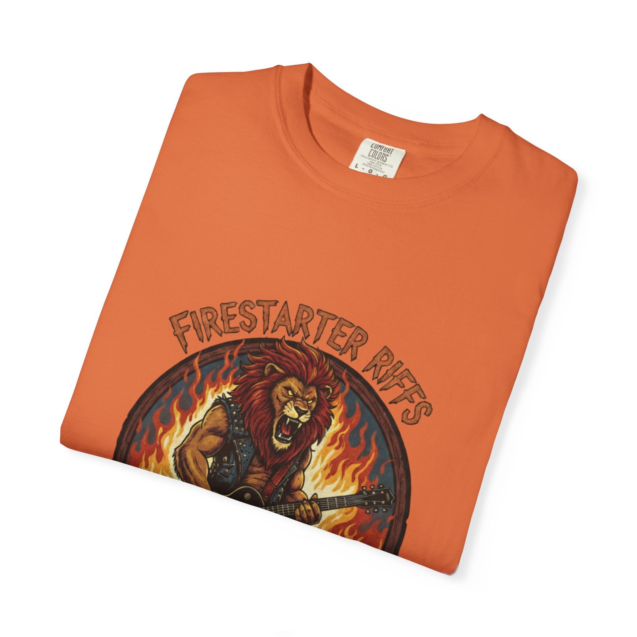 Firestarter Riffs: The Lion Rocker T-Shirt