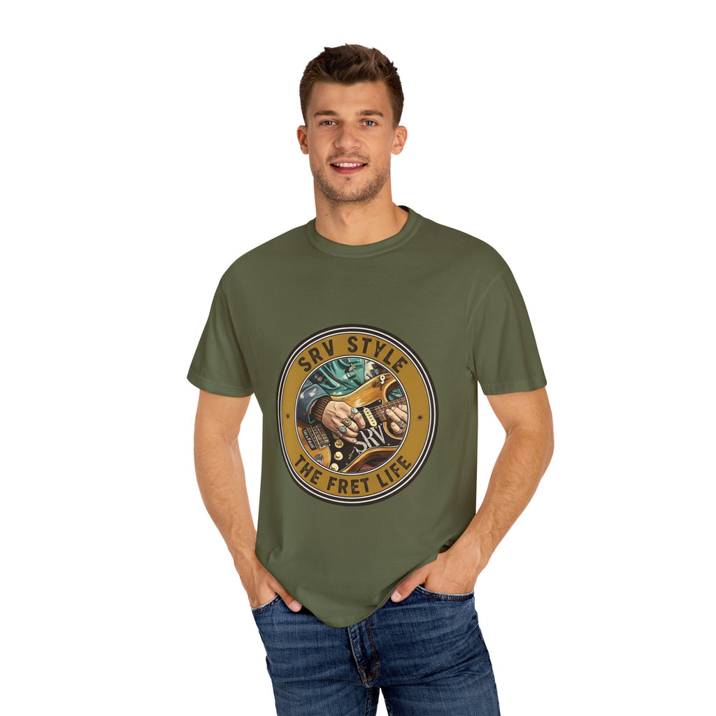 SRV Style T-Shirt |Blues Guitar Fan Tee