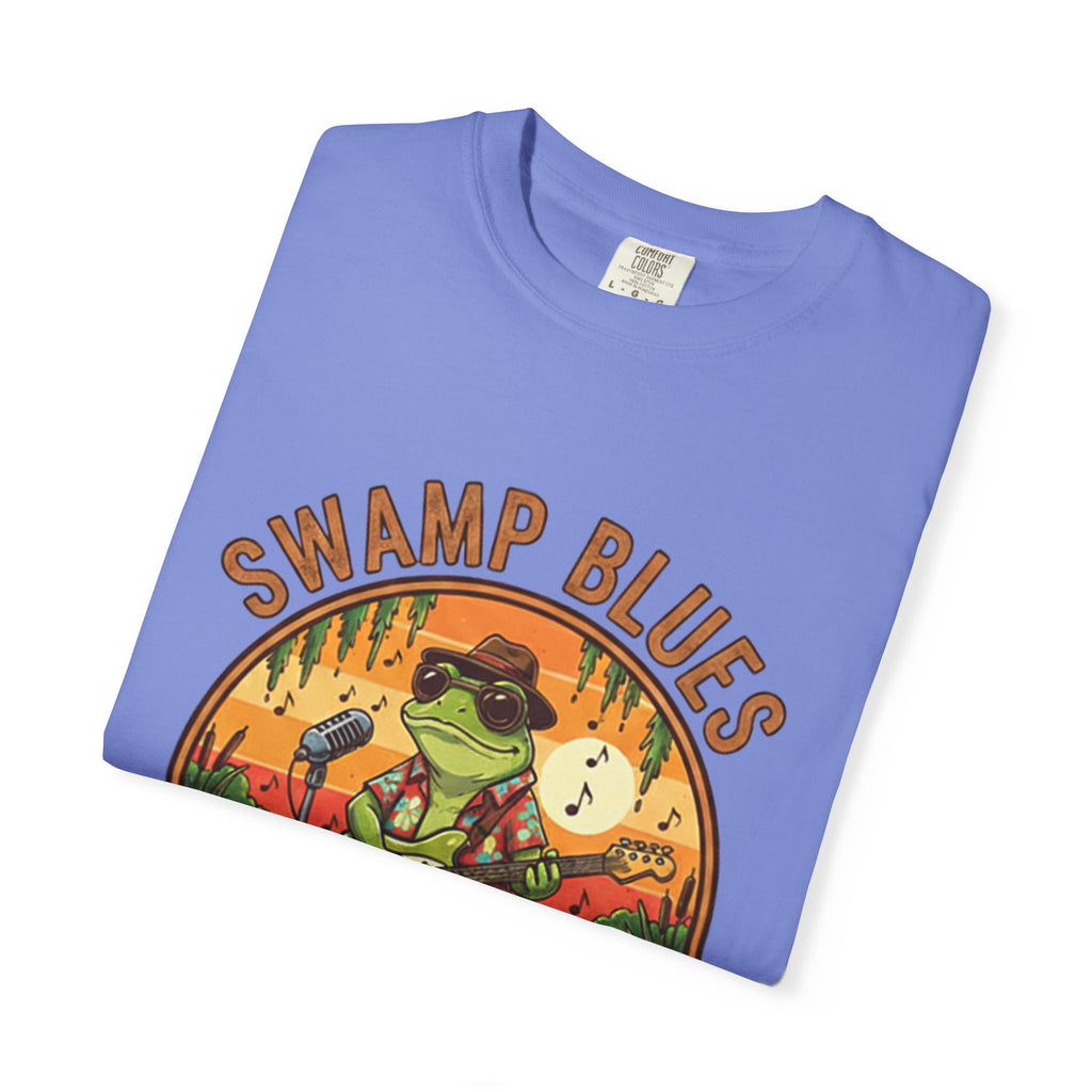 Swamp Blues: Ribbitin' Riffs Fret Life Tee