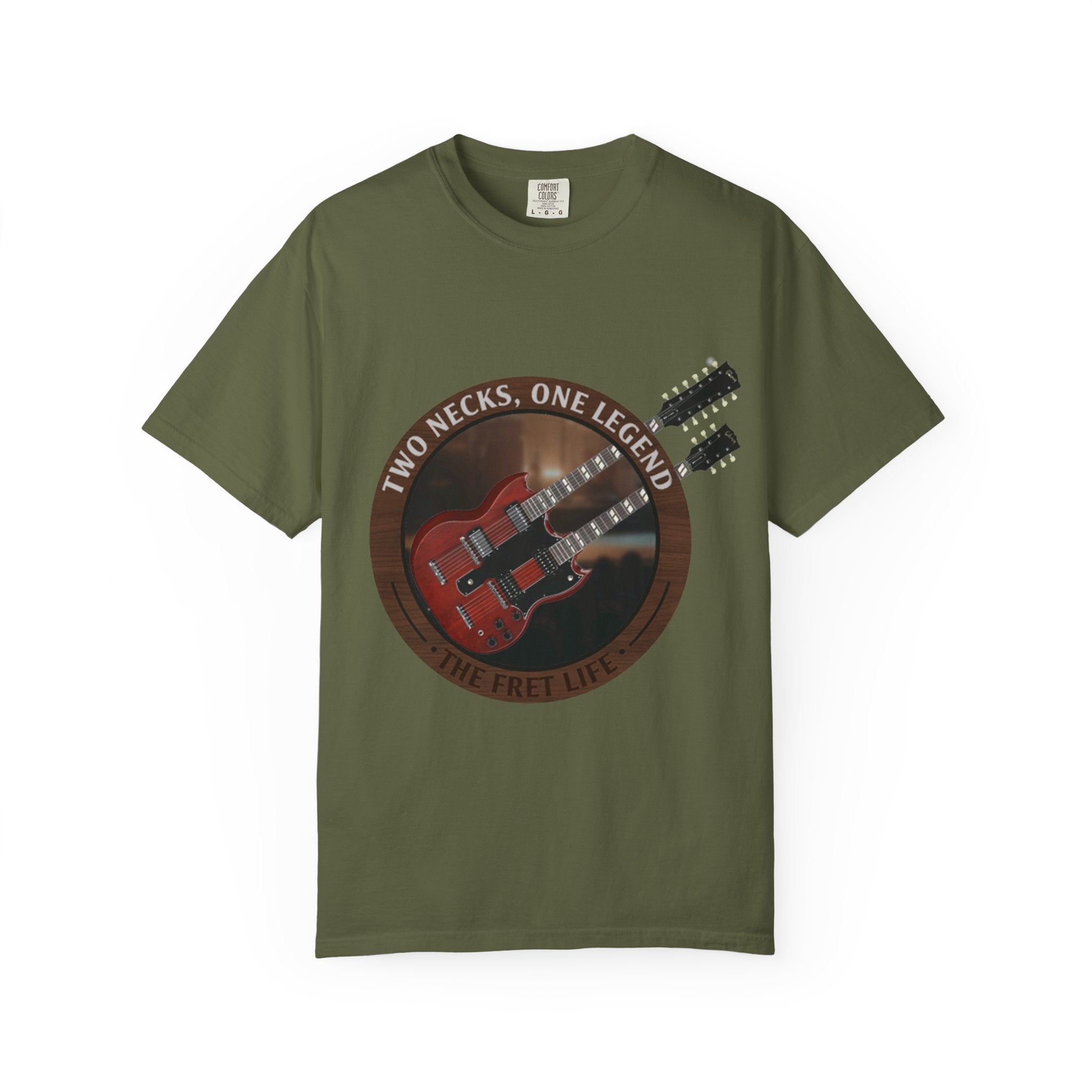 Double Neck T-Shirt | LZ Guitar Legend Tee