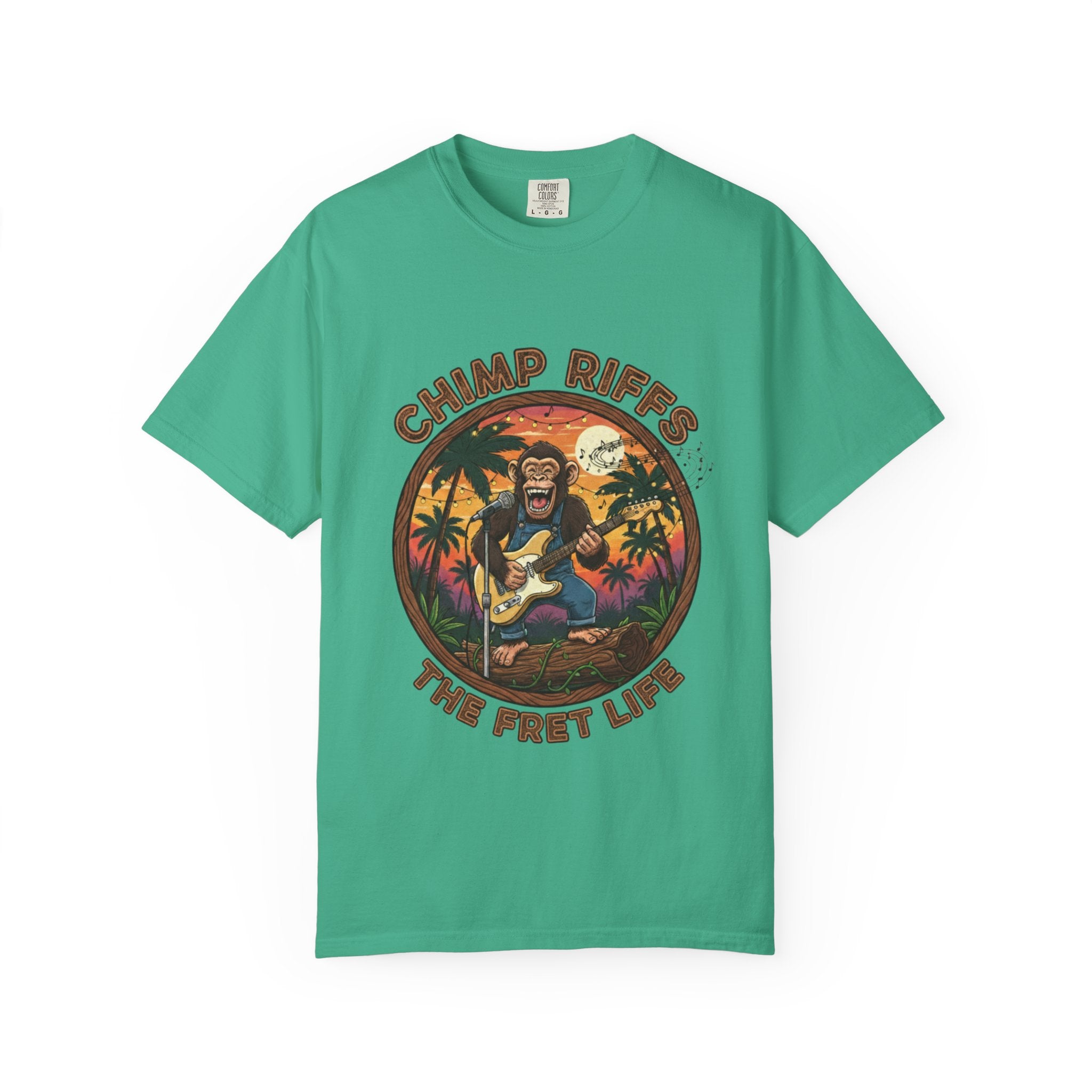 Chimp Riffs: Primate Punk Fret Life Tee