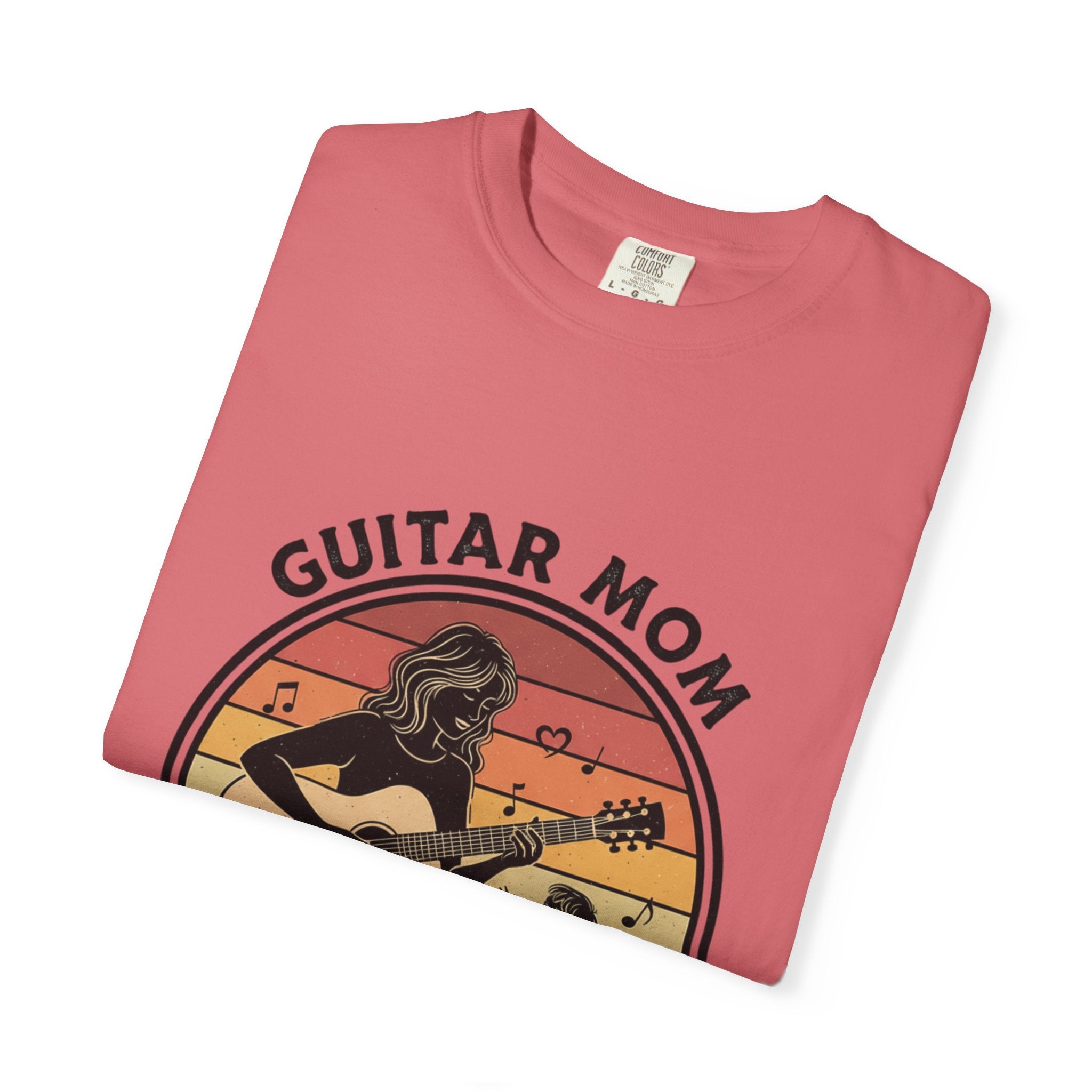Guitar Mom: The Fret Life Acoustic Silhouette Tee