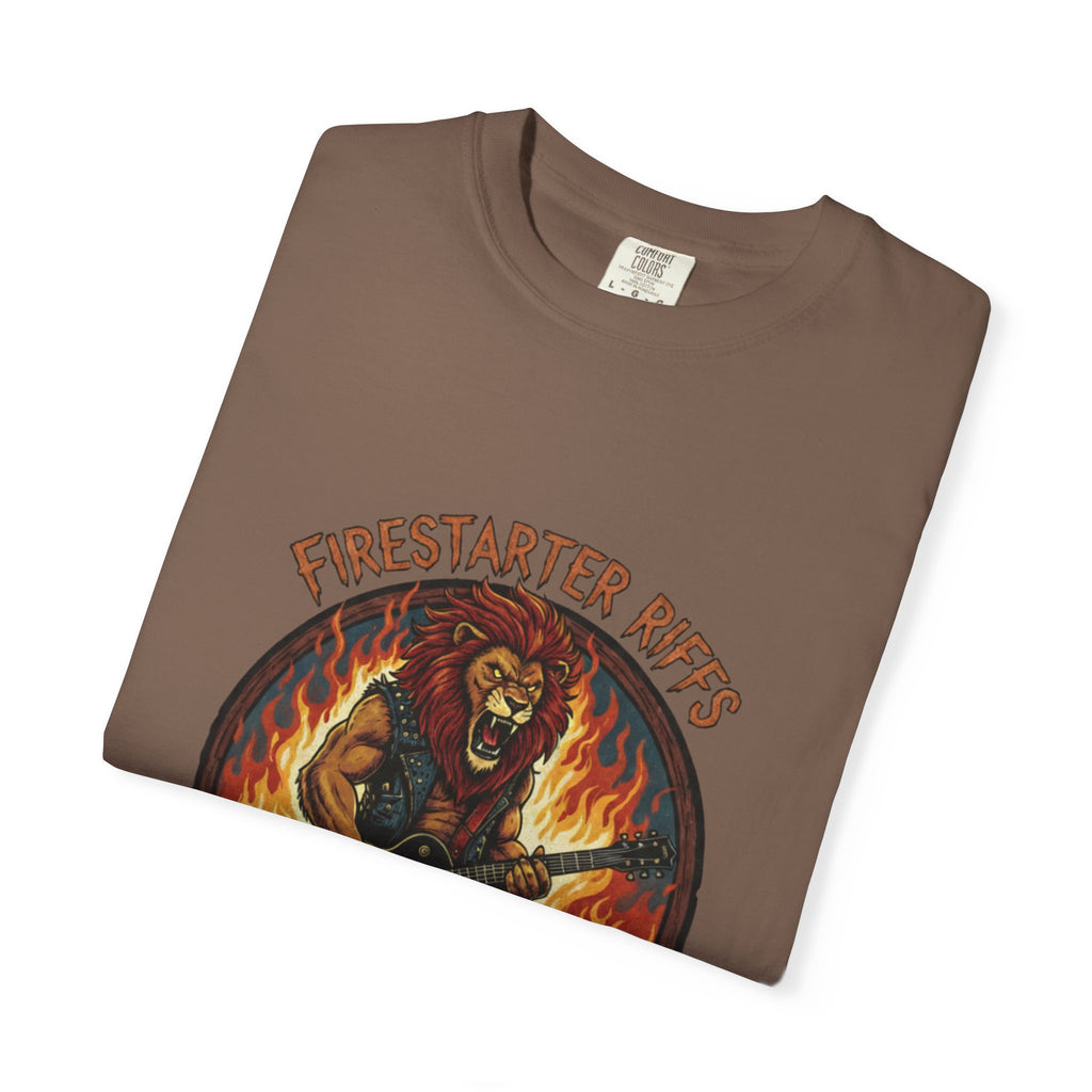 Firestarter Riffs: The Lion Rocker T-Shirt