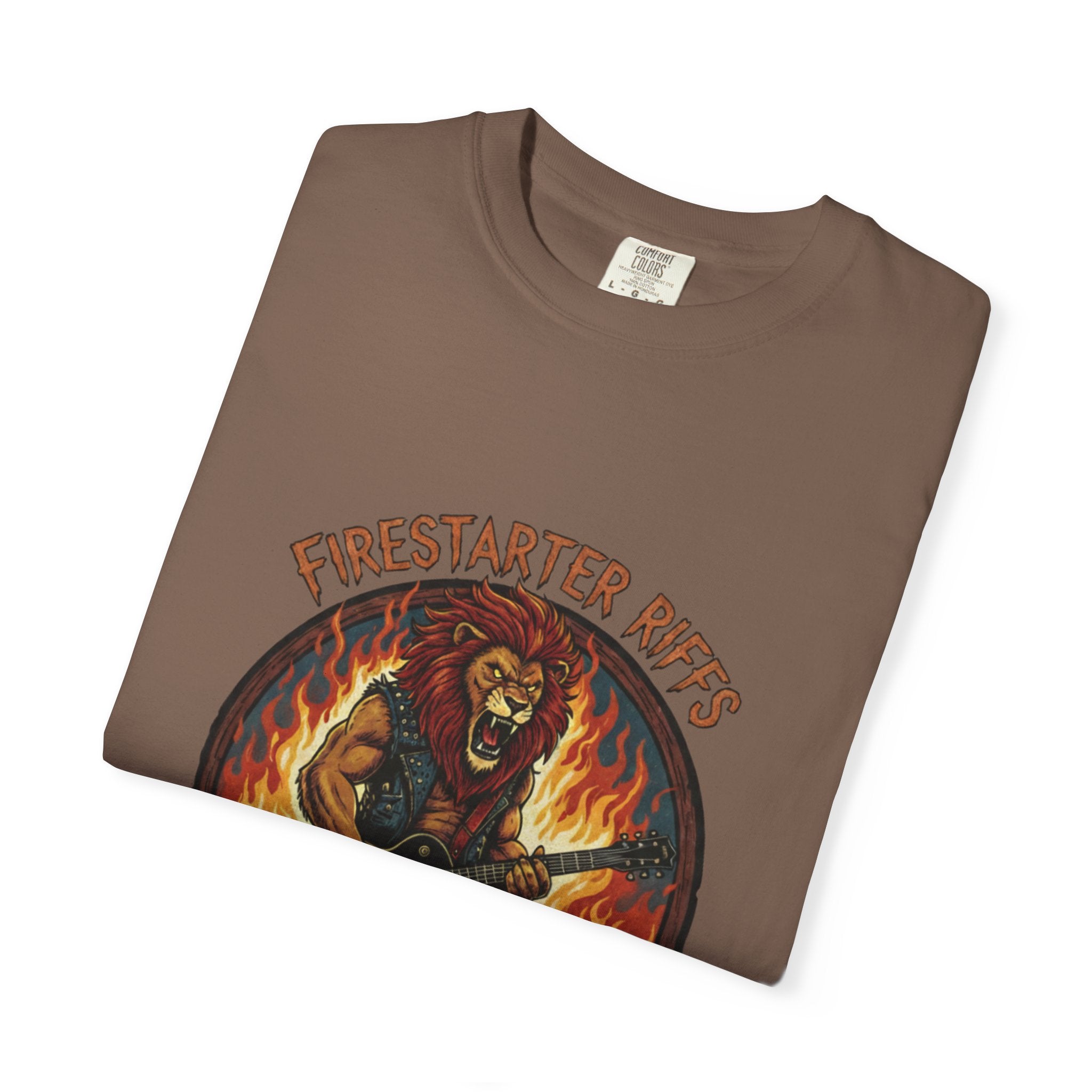 Firestarter Riffs: The Lion Rocker T-Shirt