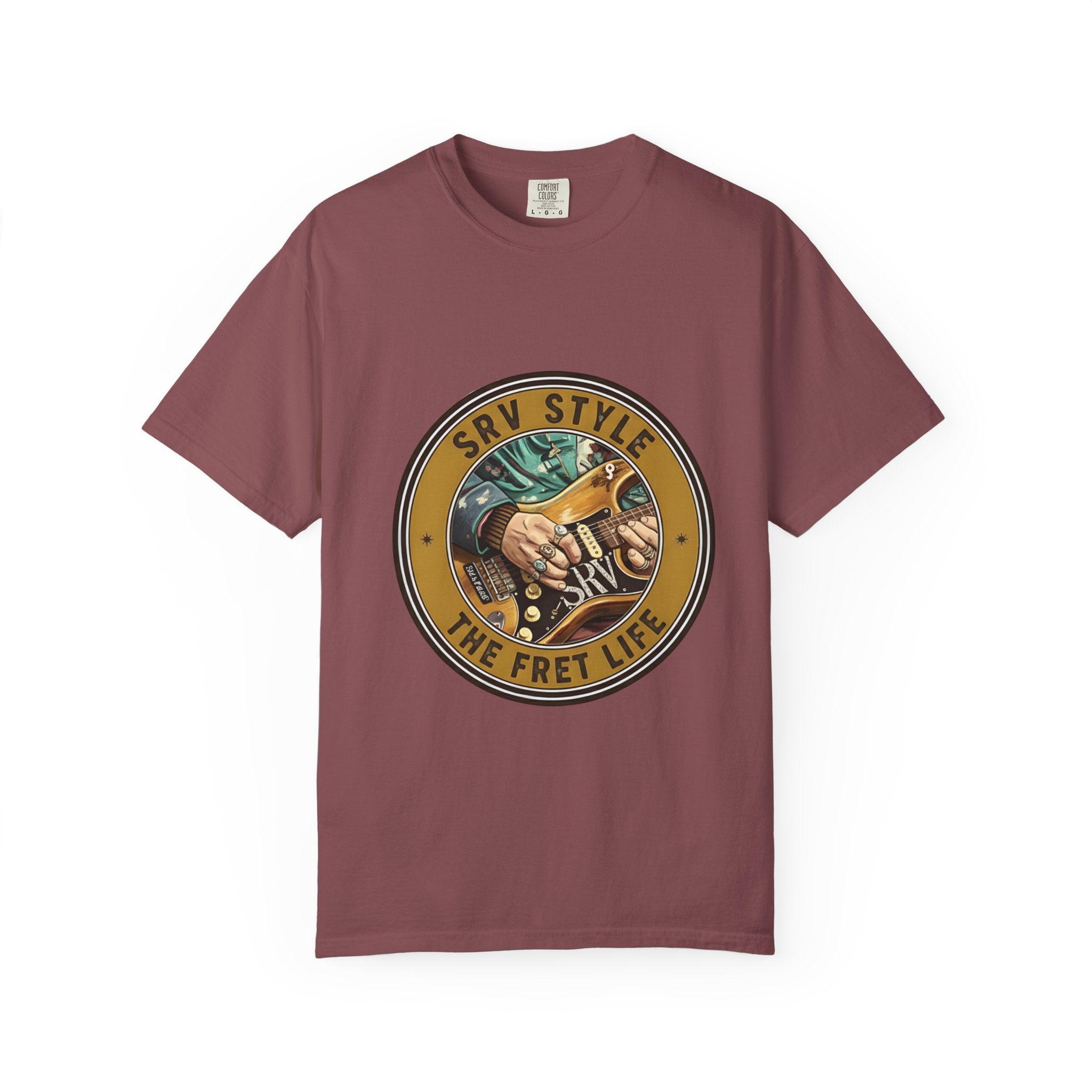 SRV Style T-Shirt |Blues Guitar Fan Tee