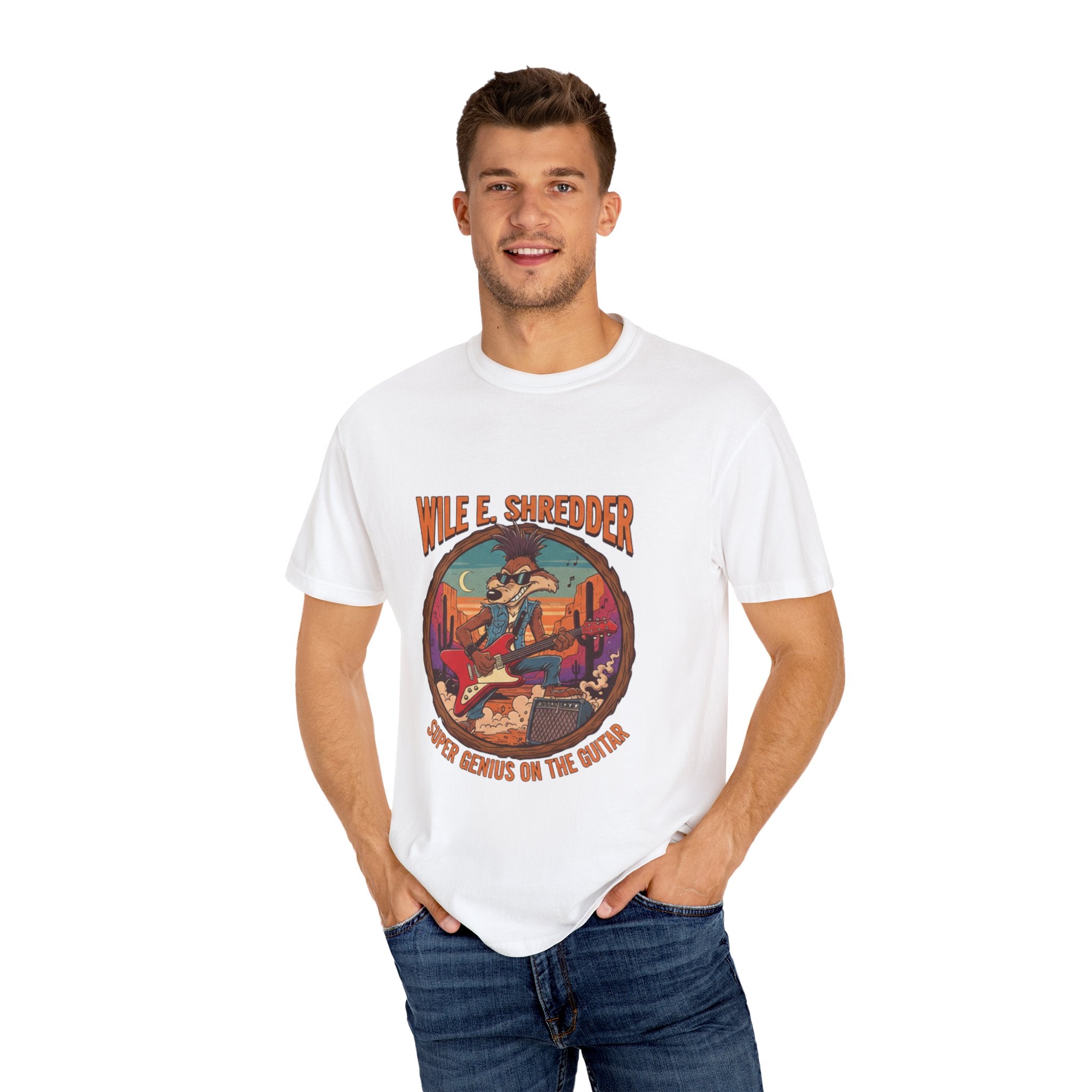 Wile E Shredder Desert Guitar - Graphic T-Shirt