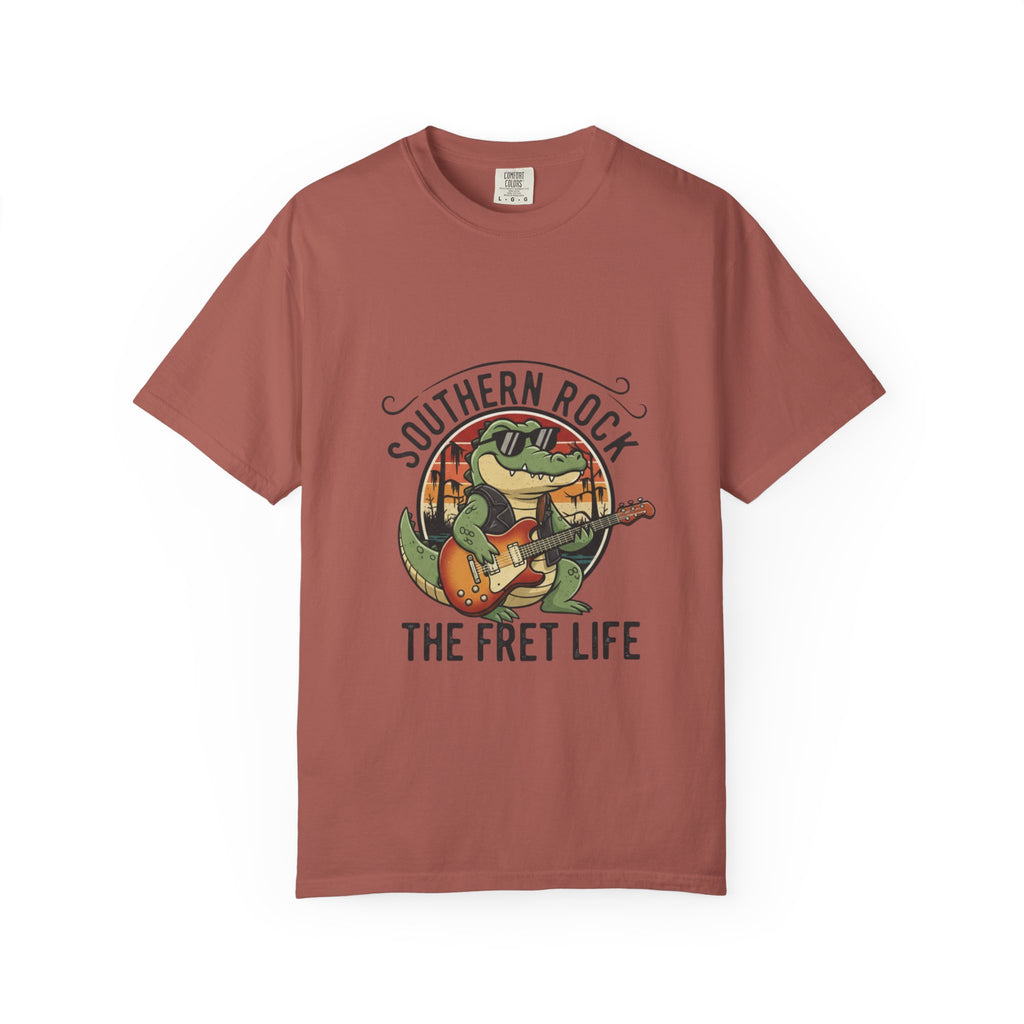 Southern Rock Gator: The Fret Life Swamp Jam Tee