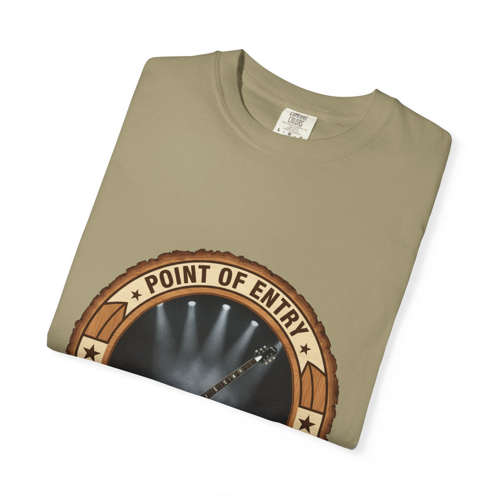 Point of Entry Tee | Gibson Flying V Hard Rock Metal Guitar Shirt