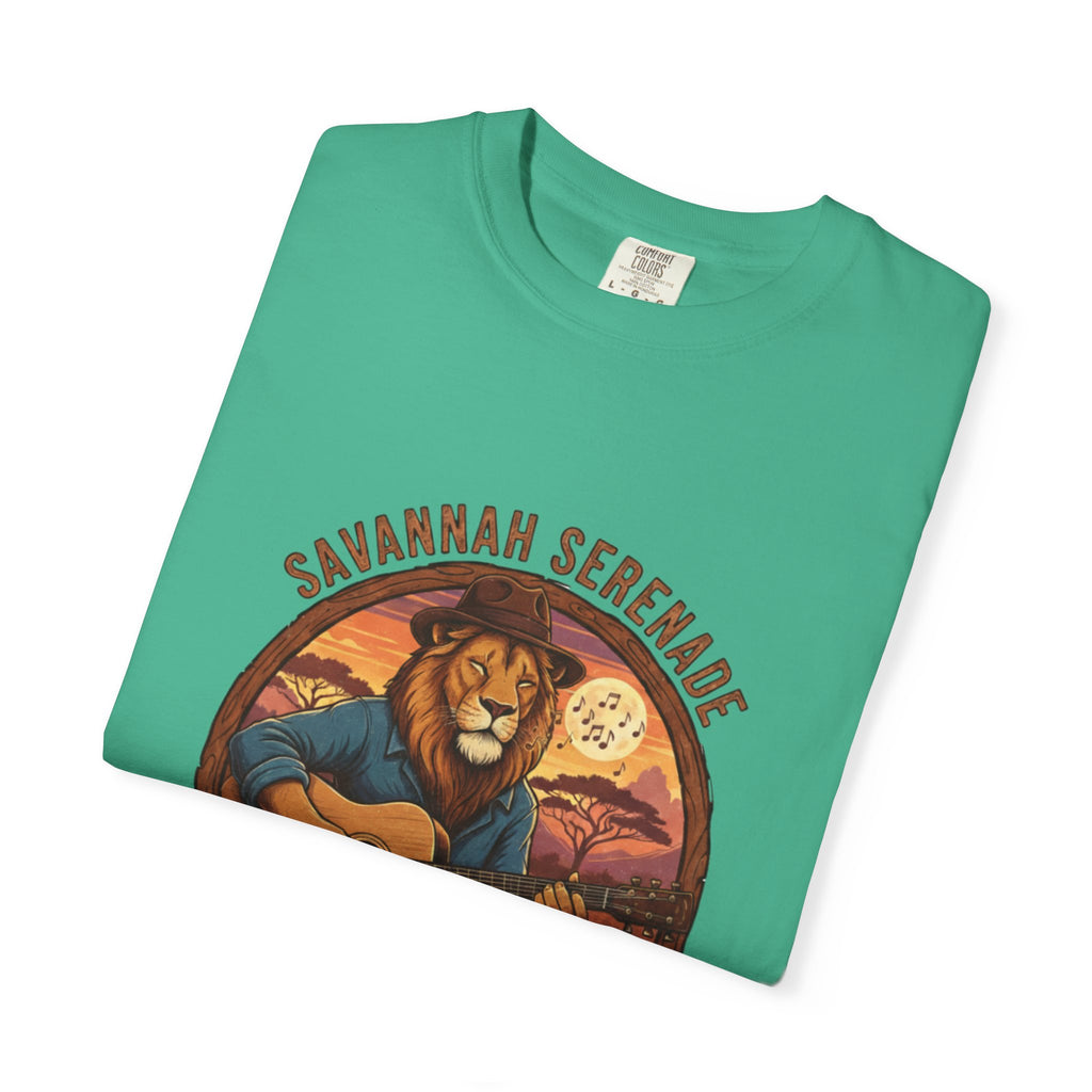 Savannah Serenade: The King of the Jungle's Fret Life Tee