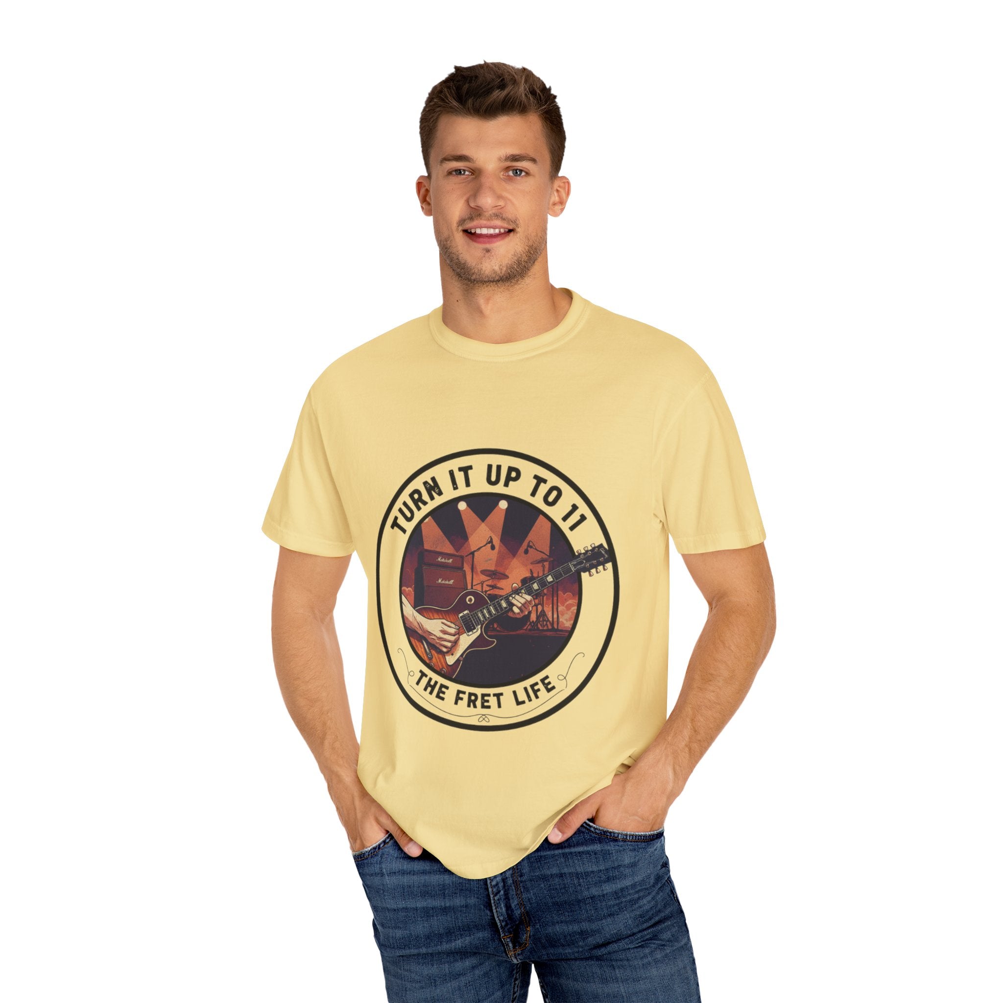 Turn it Up to 11 Unisex Guitar T-Shirt - Music Lover Gift Idea