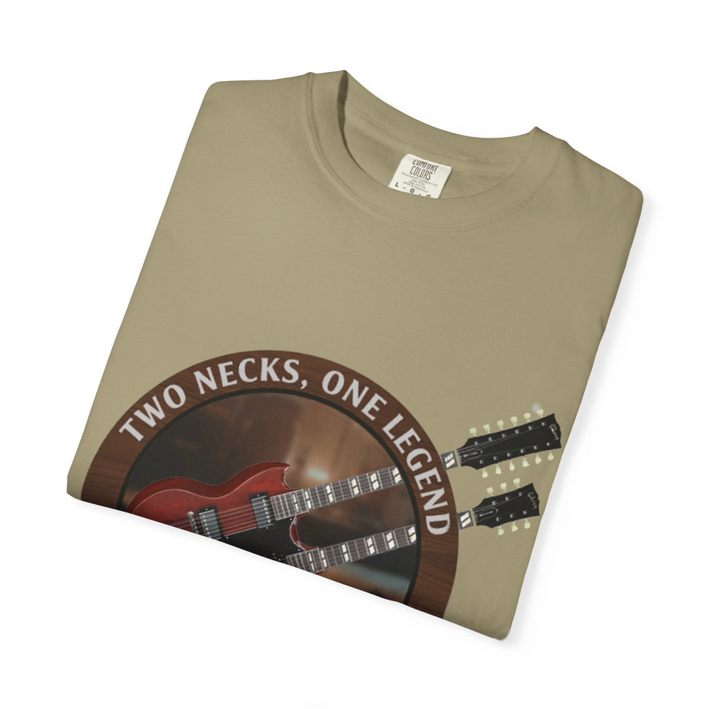 Double Neck T-Shirt | LZ Guitar Legend Tee