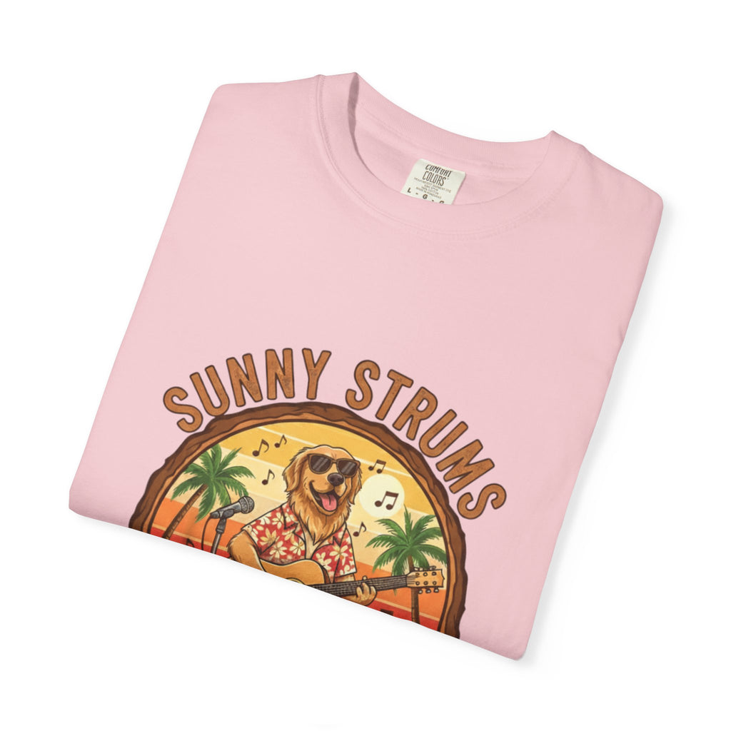 Sunny Strums: Golden Retriever Acoustic Serenade Tee