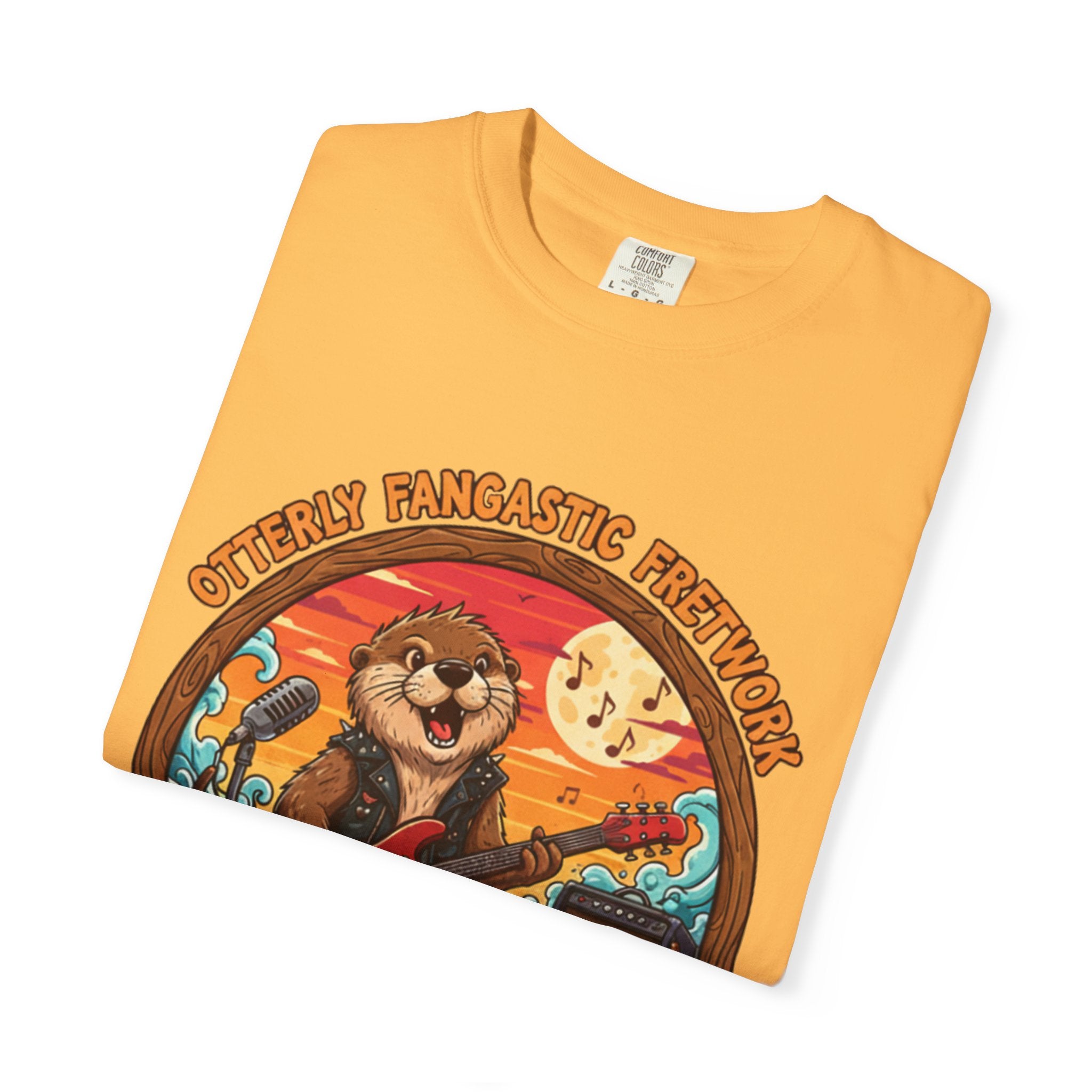 Otterly Fangastic Fretwork: The Fret Life Rocker Tee