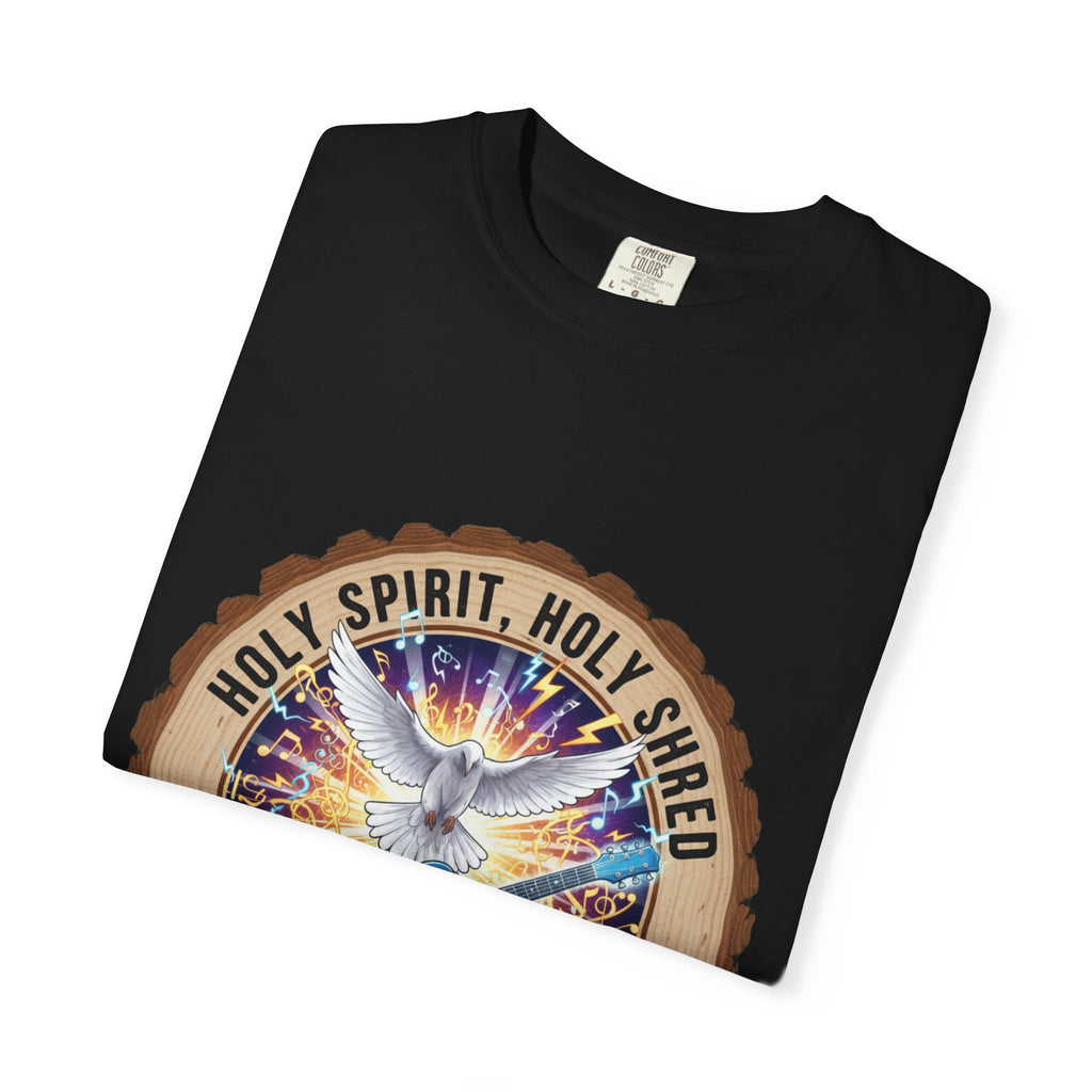 Holy Spirit Holy Shred T-Shirt | Christian Guitar Worship Tee